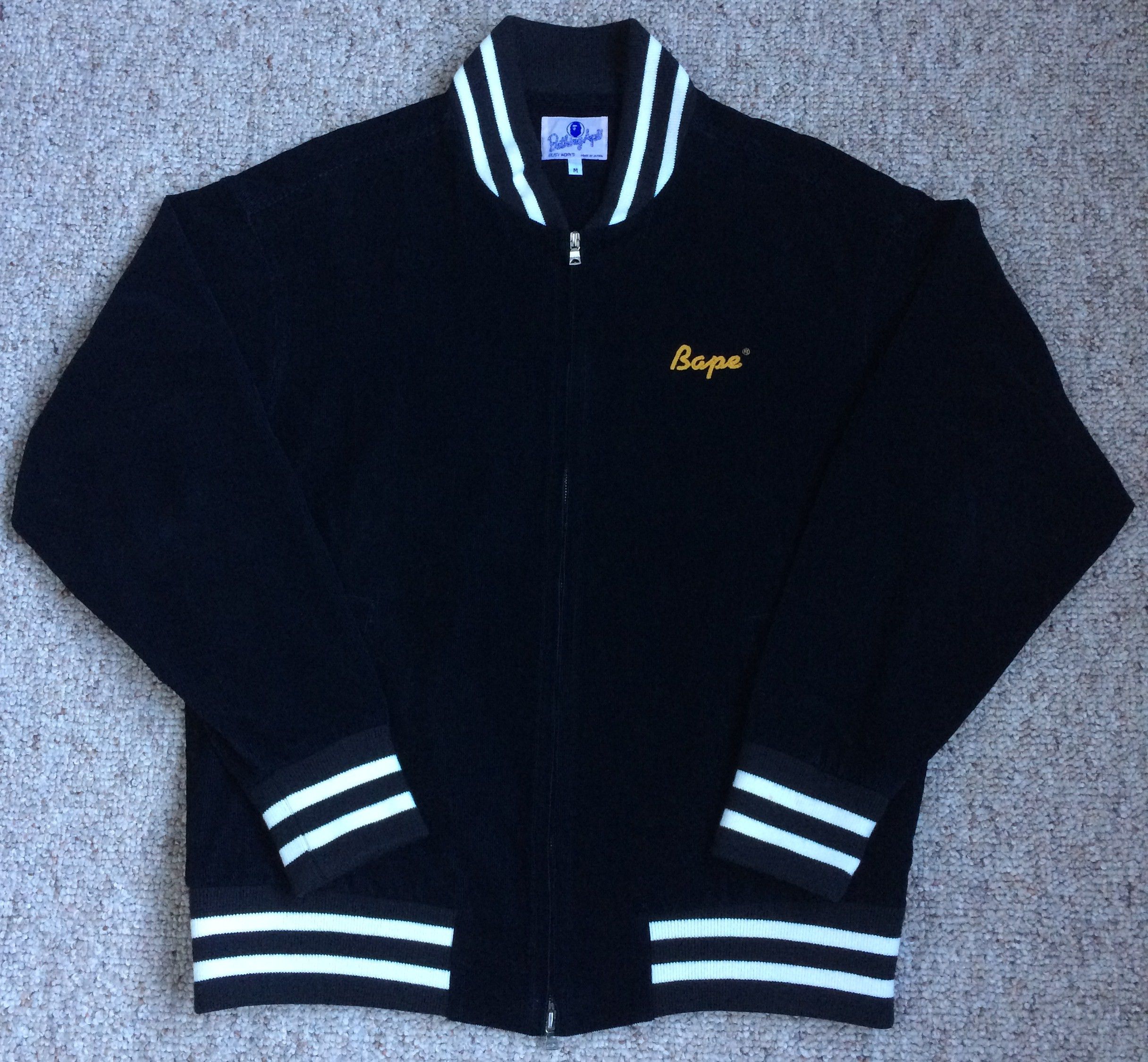 Bape OG Bape Ape Shall Never Kill Ape Corduroy Varsity Jacket Size US M / EU 48-50 / 2 - 6 Thumbnail