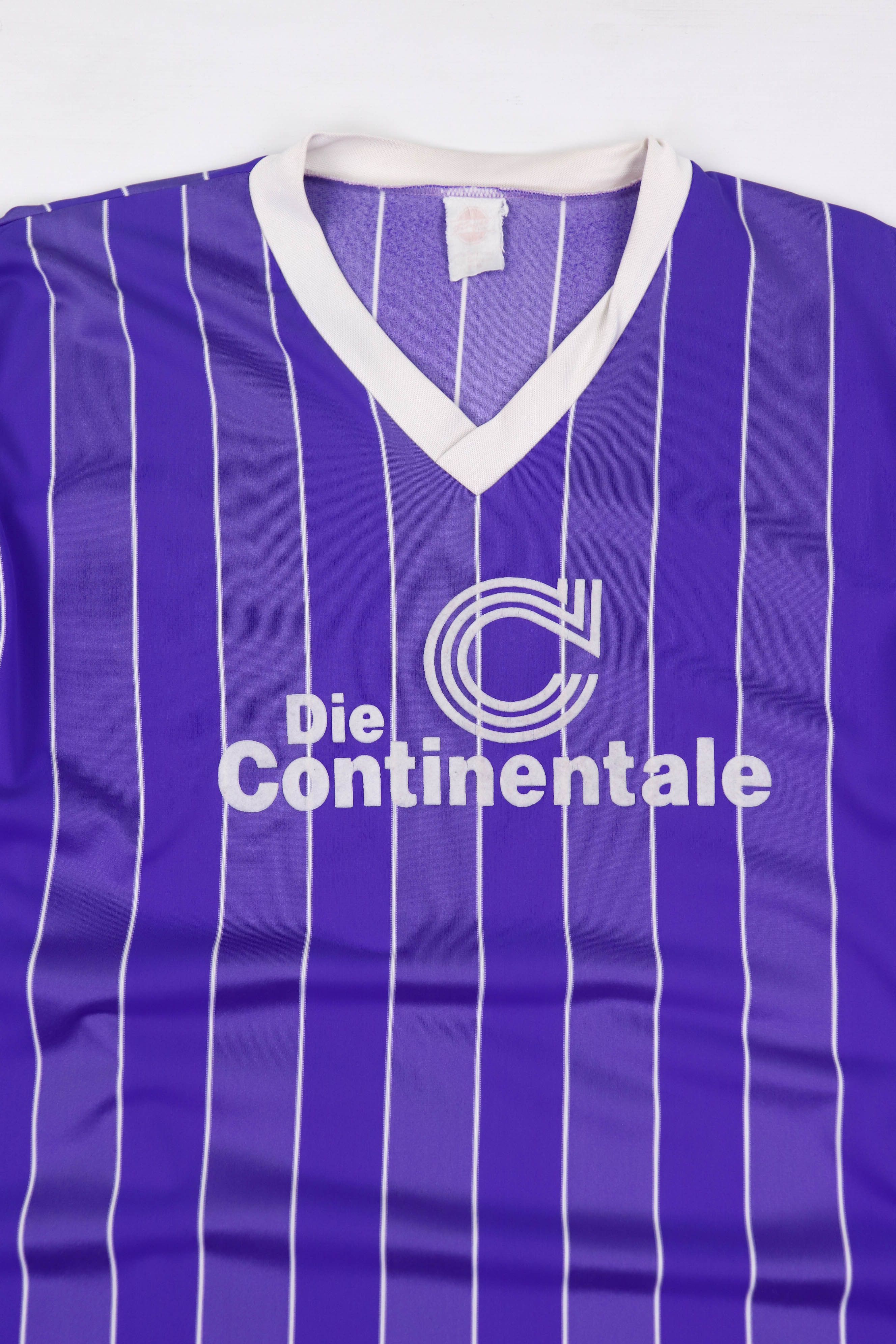 Vintage Die Continentale Vintage Striped Purple Soccer Jersey Shirt Size US L / EU 52-54 / 3 - 3 Thumbnail