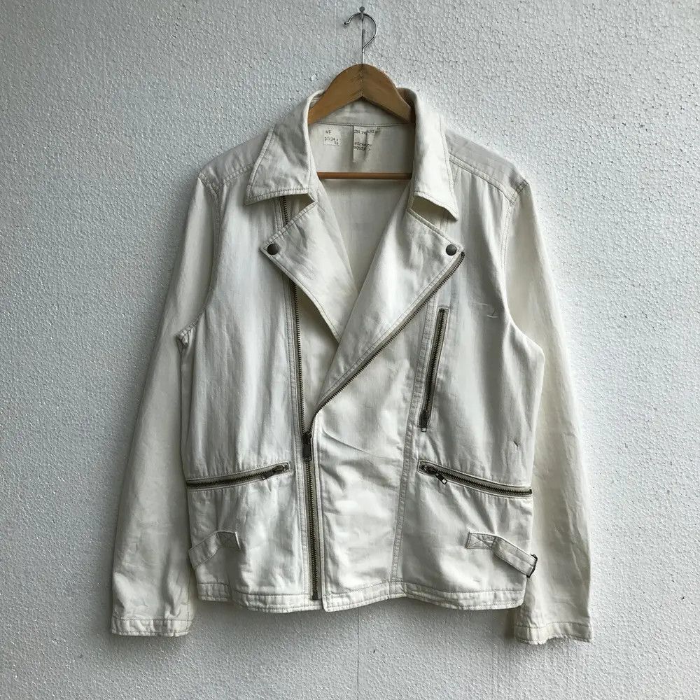 Japanese Brand Vintage On Board Street motorcycle jacket double collared Size US L / EU 52-54 / 3 - 2 Thumbnail
