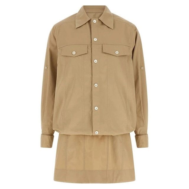 Loewe LOEWE Beige Layered construction Dress New & Authentic (Wome Size XS / US 0-2 / IT 36-38 - 1 Thumbnail