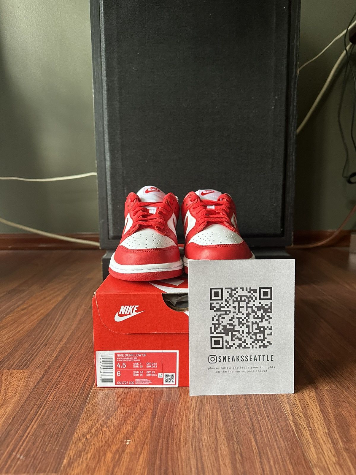 Nike Nike Dunk Low SP St. John's (2023) Size 4.5M/6W CU1727-100 Size US 6 / IT 36 - 7 Thumbnail
