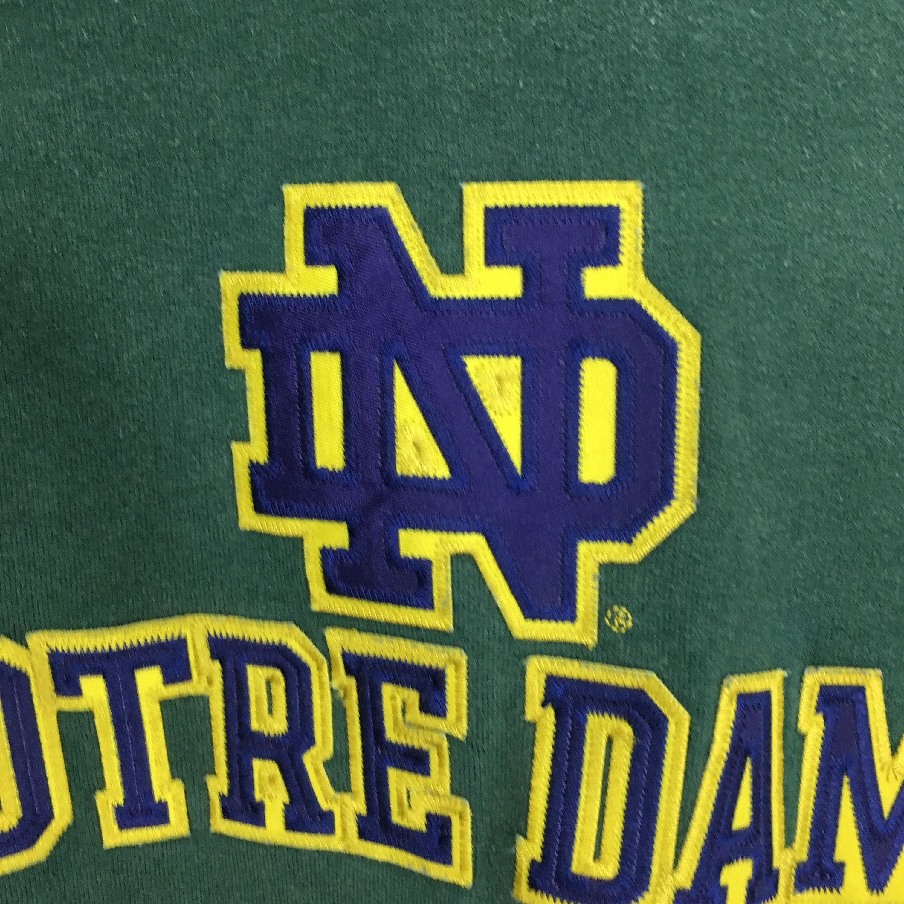 NCAA Vintage Notre Dame Ncaa Green Sweater - 444 Size US L / EU 52-54 / 3 - 6 Thumbnail