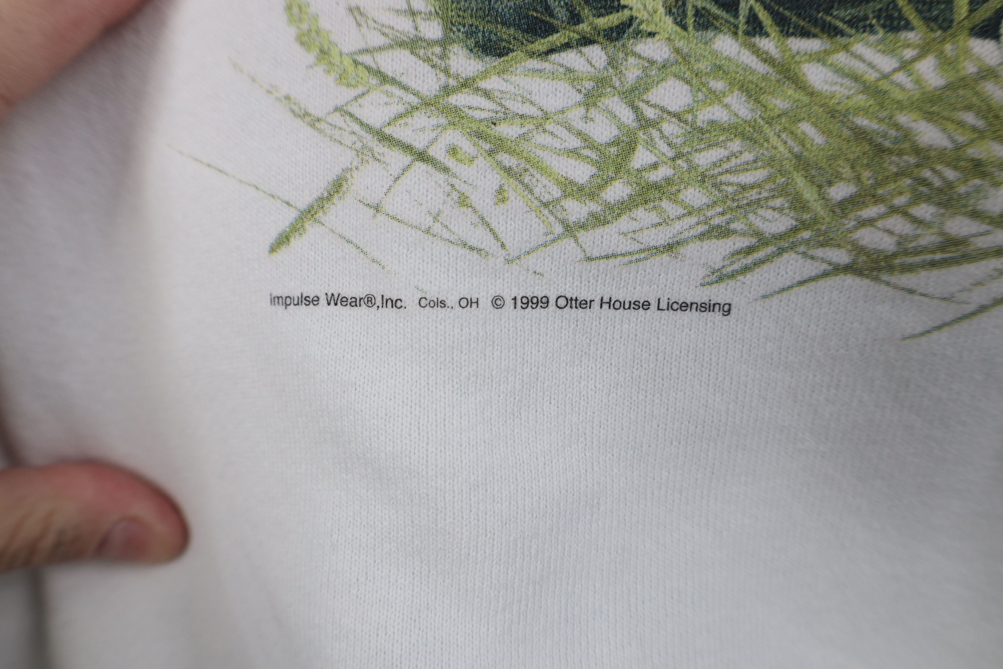 Vintage Vintage 90s Country Farmhouse Pigs Crewneck Sweatshirt White Size L / US 10 / IT 46 - 5 Thumbnail
