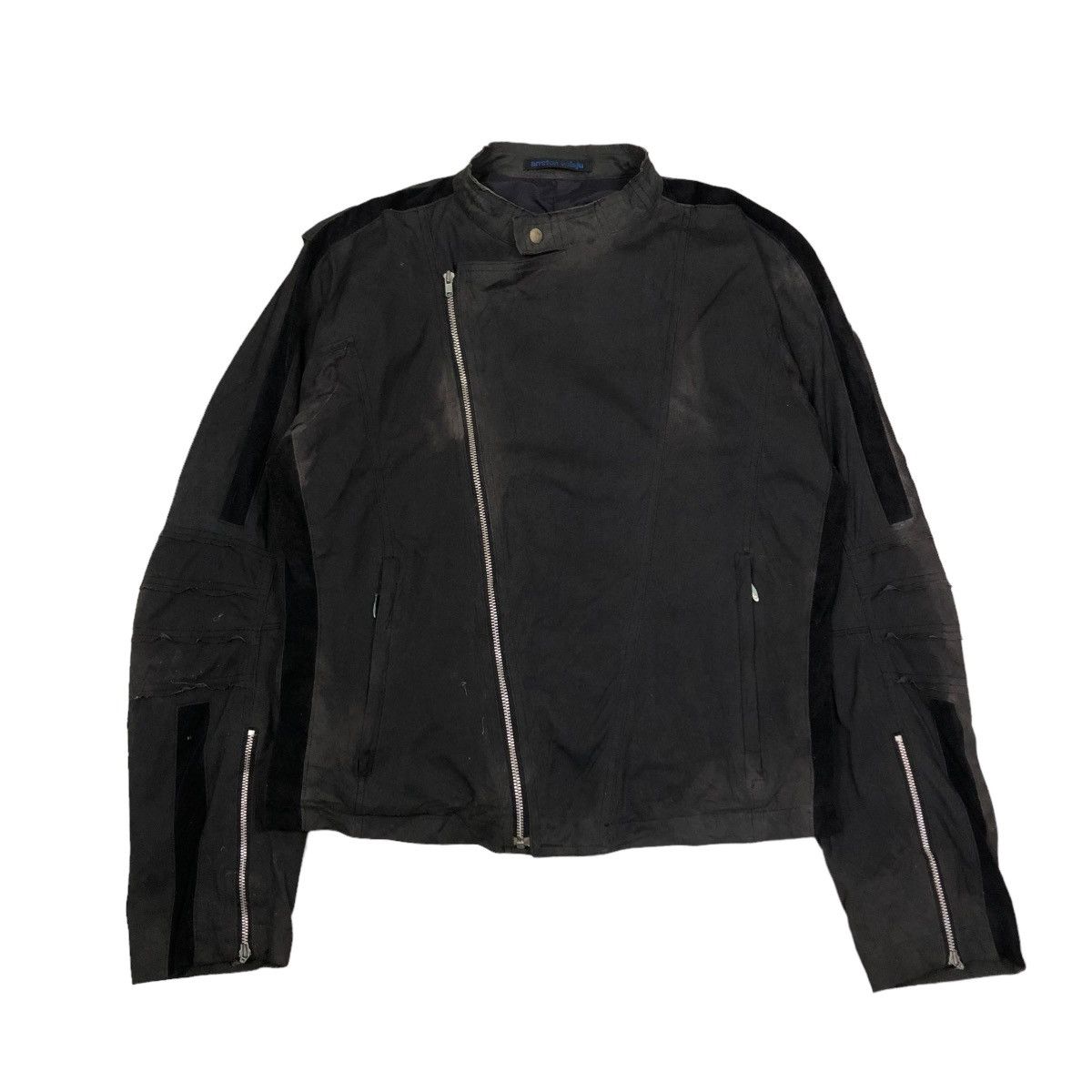 Japanese Brand 🔥VINTAGE CROPPED BIKER JACKET KOHSHIN SATOH JAPAN Size US M / EU 48-50 / 2 - 1 Thumbnail