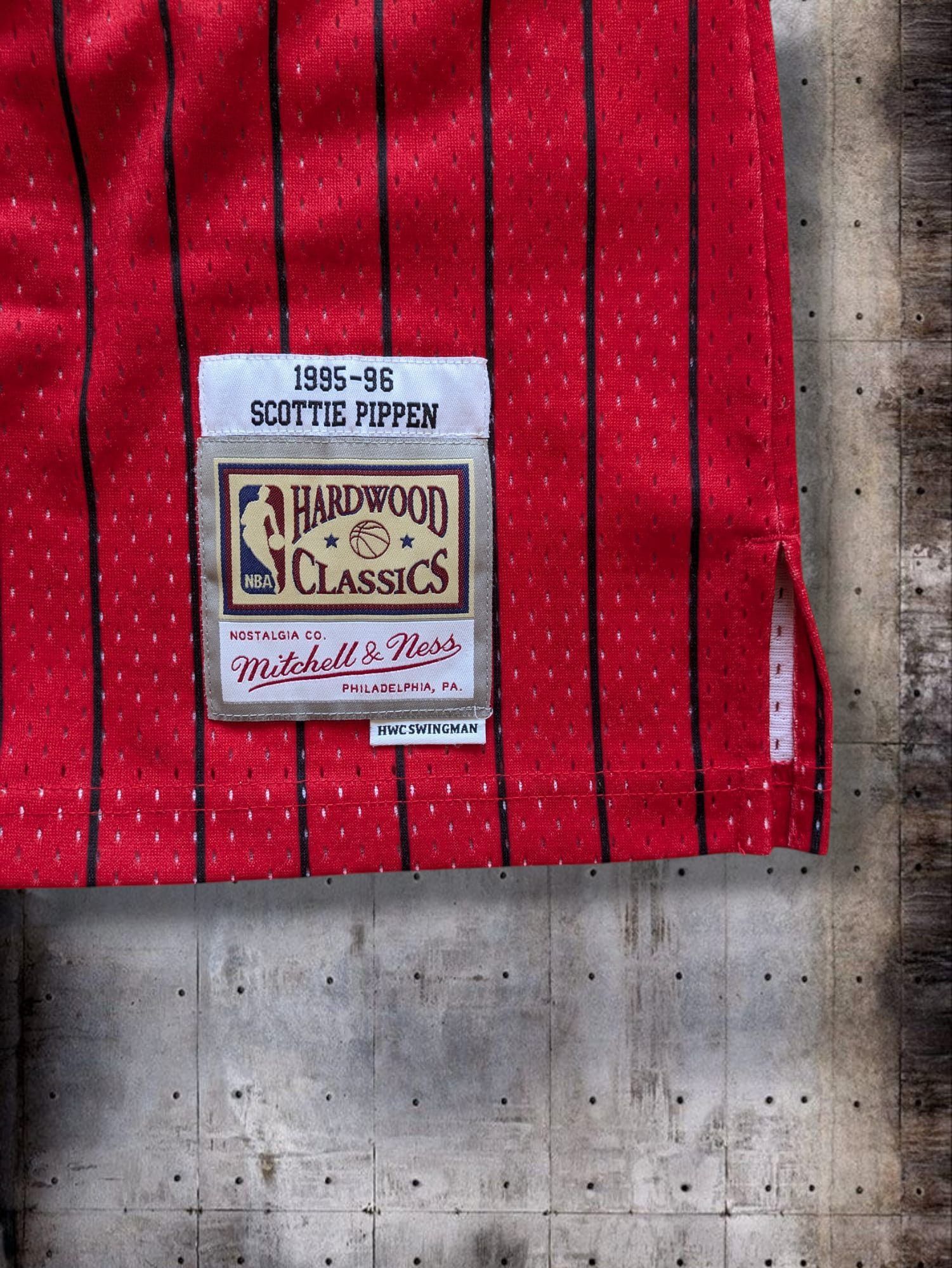 Mitchell & Ness x NBA x Chicago Bulls 33 Pippen 1995 Basket Tank Tops Sleeveless
