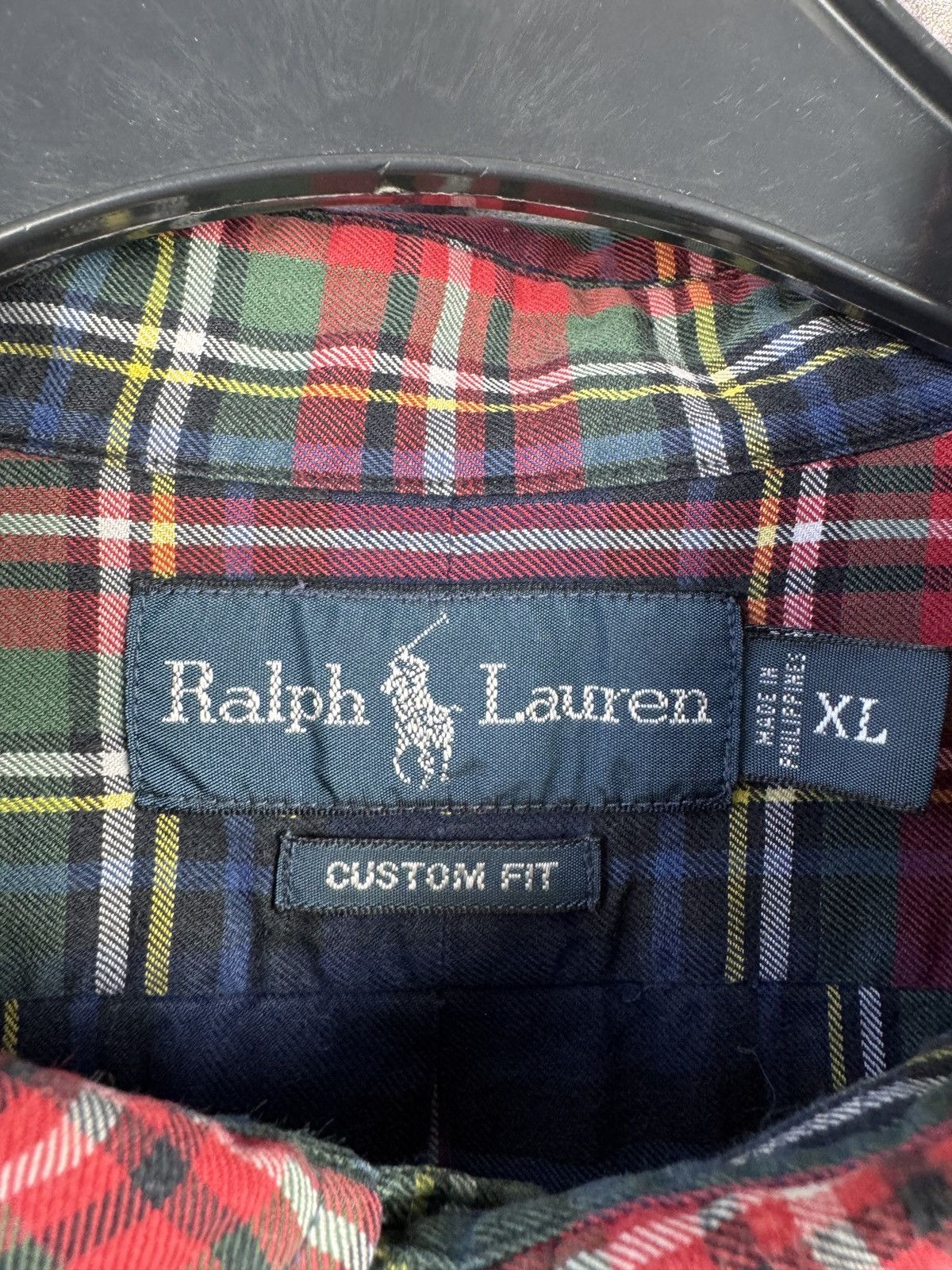Polo Ralph Lauren Polo Ralph Lauren Plaid Button Down Shirt Custom Fit Size US XL / EU 56 / 4 - 7 Thumbnail