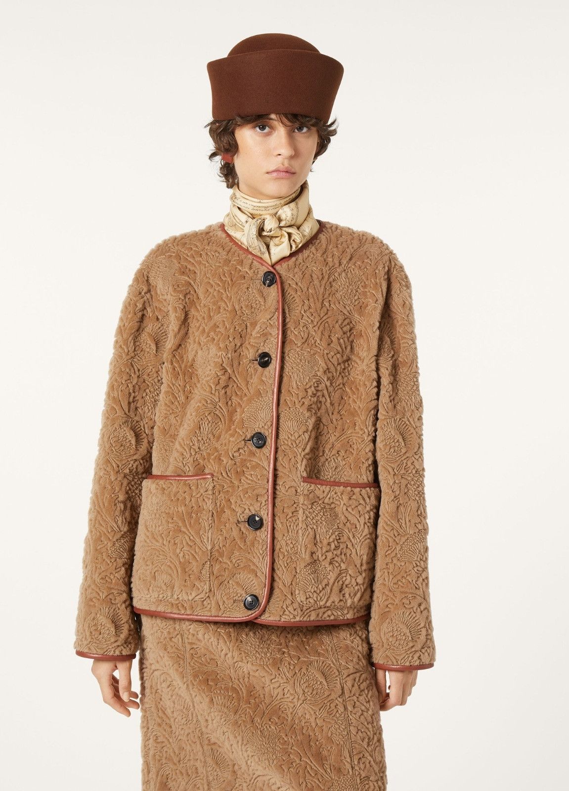 Loro Piana o1srvl11e0526 FAP0444 Elvir Caban Jacket in Brown Size XS / US 0-2 / IT 36-38 - 8 Thumbnail