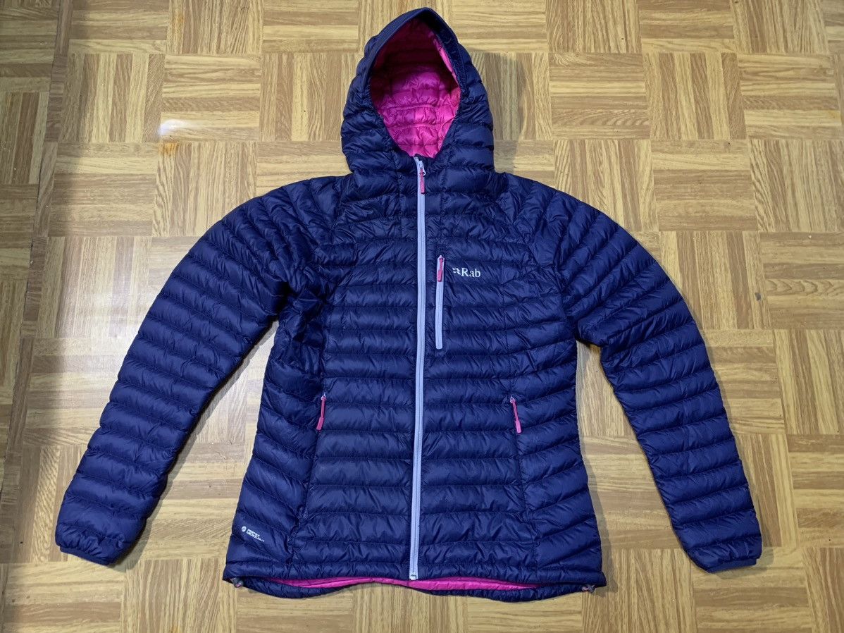 Rab Rab Women Microlight Alpine Jacket Down Navy Blue Size L / US 10 / IT 46 - 8 Thumbnail