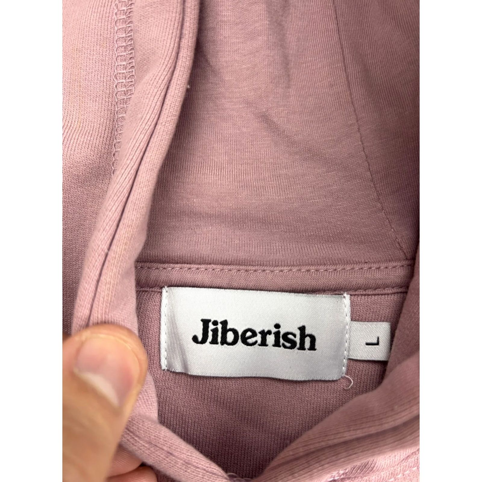 Pinko Jiberish Hoodie Mens L Pink Pullover Fleece Sweatshirt Crown Embroidered Crew Neck Pockets Logo Size US L / EU 52-54 / 3 - 3 Thumbnail