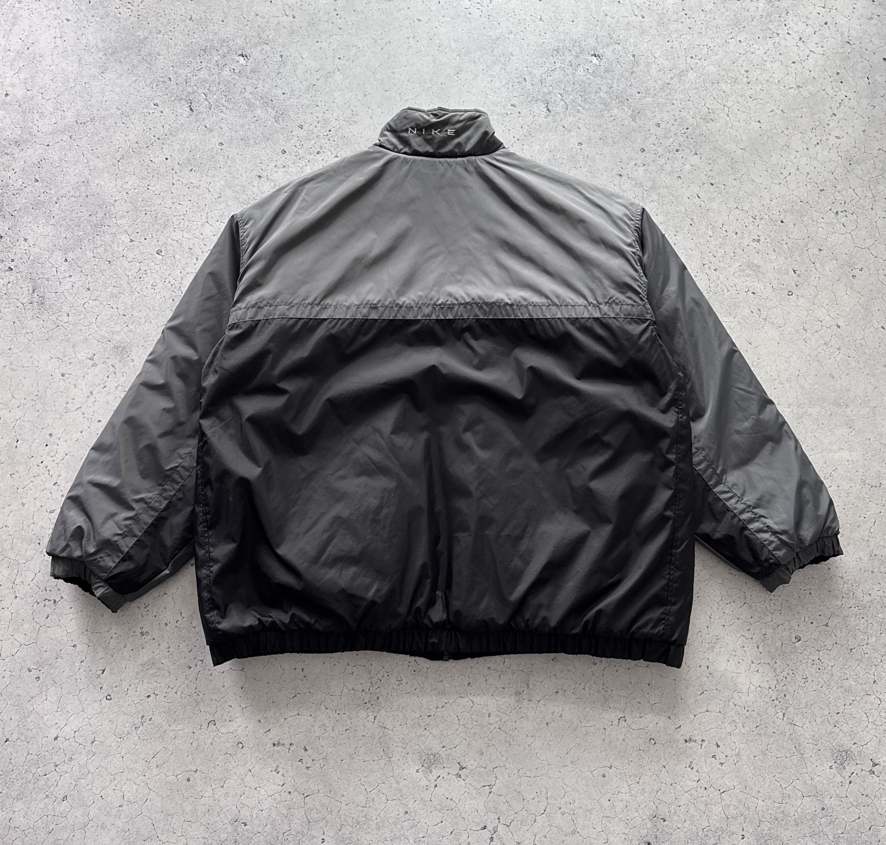 Nike Nike Vintage 00s Reversible Down Track Jacket Zip Size US XXL / EU 58 / 5 - 15 Thumbnail