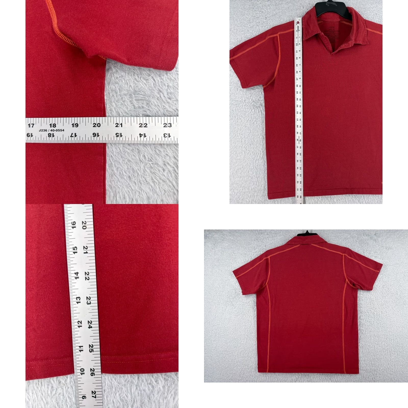 Patagonia Patagonia Polo Shirt Adult Medium Red Short Sleeve Polo Shirt, Patagonia, Red, Short Sleeve, Jersey, Regular Fit, Men, 36 in Chest, 26 in Length Size US M / EU 48-50 / 2 - 8 Thumbnail