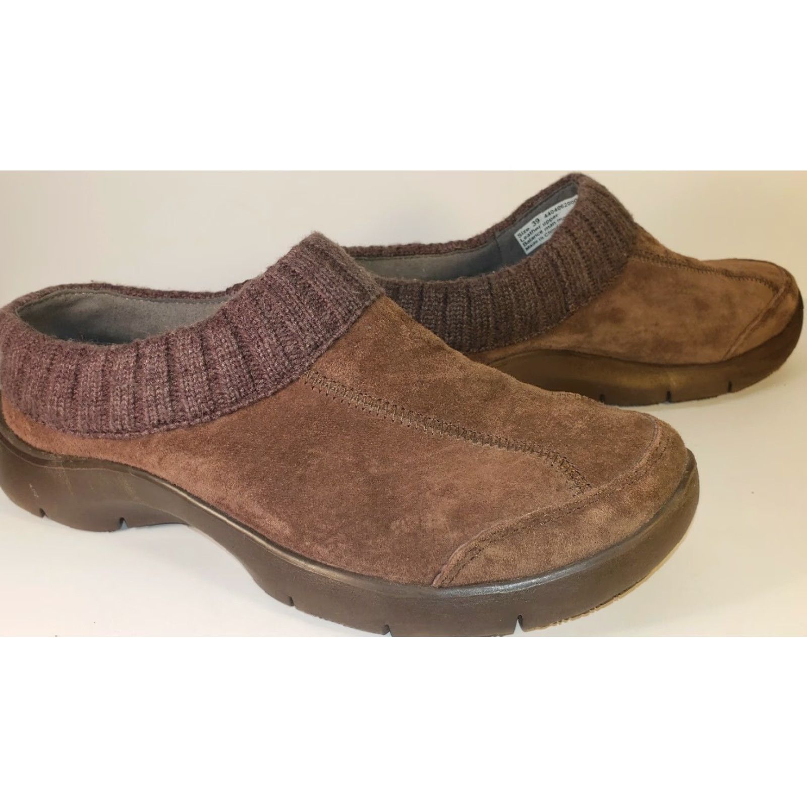 Dansko Dansko Clogs Women Brown 8.5M 39EU Suede Comfort Sweater Collar Casual Shoes Size M / US 6-8 / IT 42-44 - 5 Thumbnail