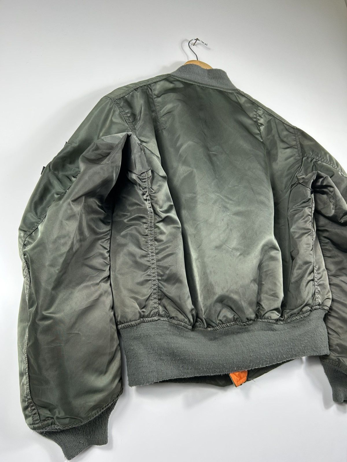 Alpha Industries ⚡️Vintage Alpha Industries USA Ma 1 Bomber Jacket Size US M / EU 48-50 / 2 - 15 Thumbnail