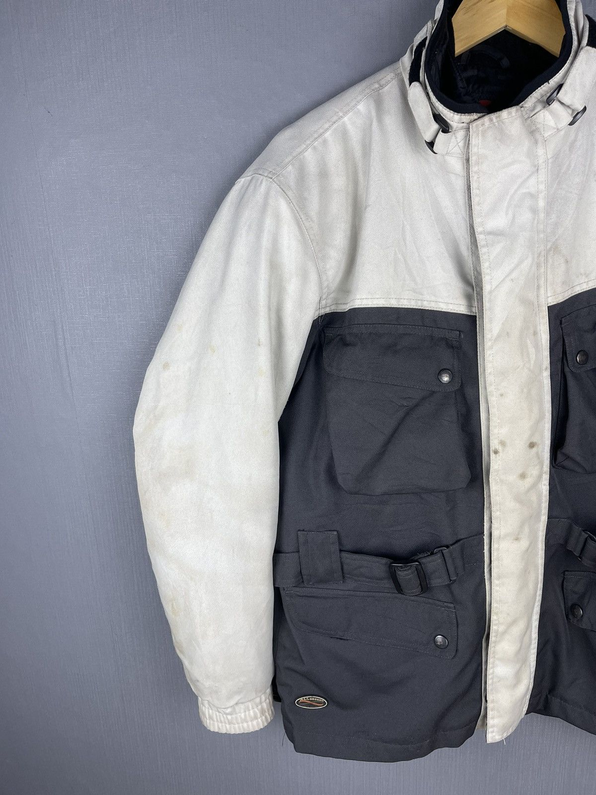 Vintage ROUGHT & ROAD Japanese Brand Racing Biker Jacket