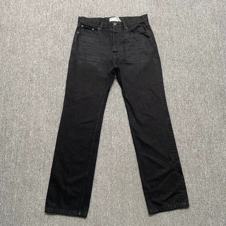 Balenciaga Balenciaga Black Leather Jeans 2501-Nextarrow Size US 28 / EU 44 - 1 Thumbnail