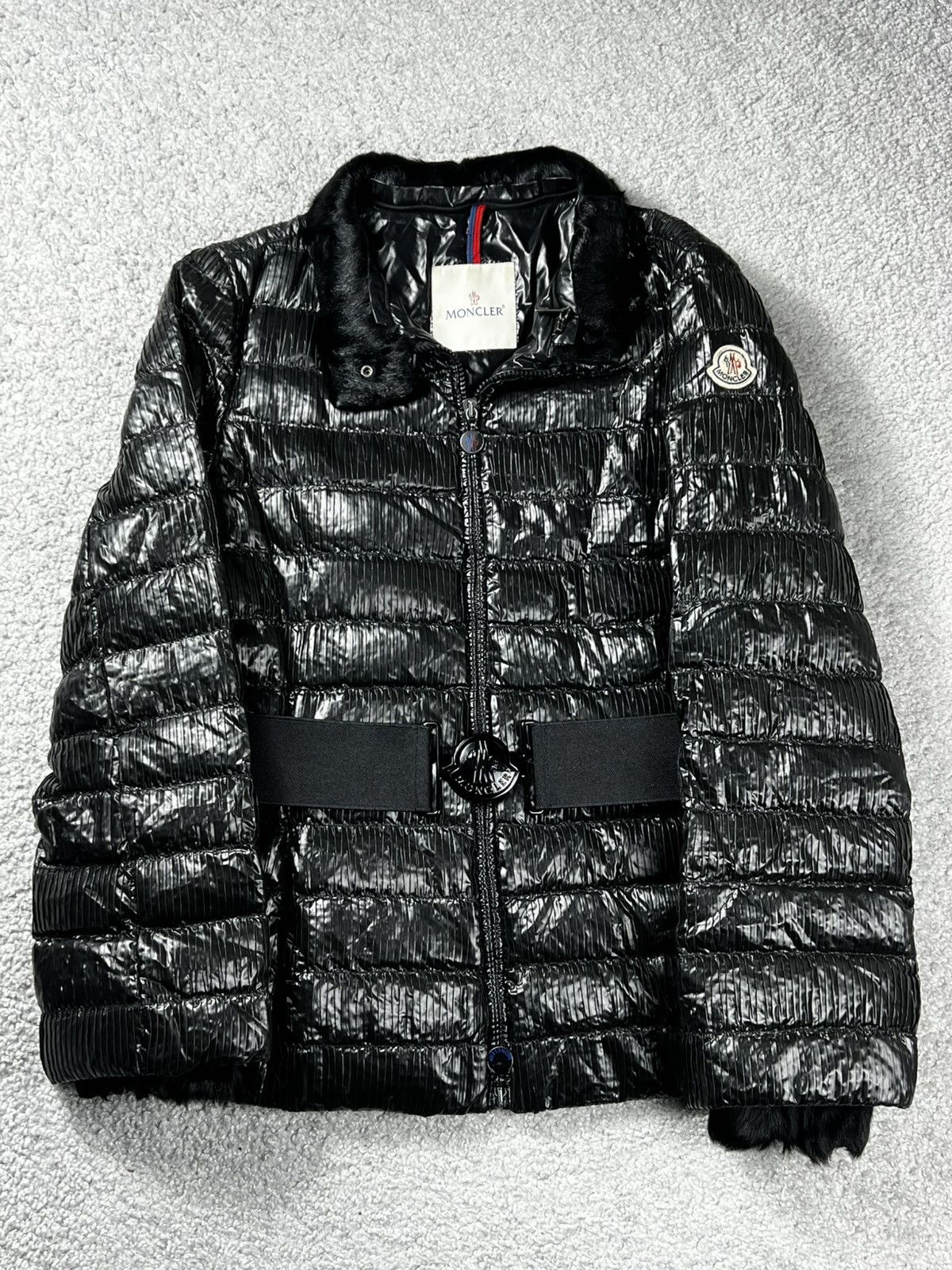 Moncler Moncler Morzine Black Belt Jacket Size M Size M / US 6-8 / IT 42-44 - 1 Thumbnail