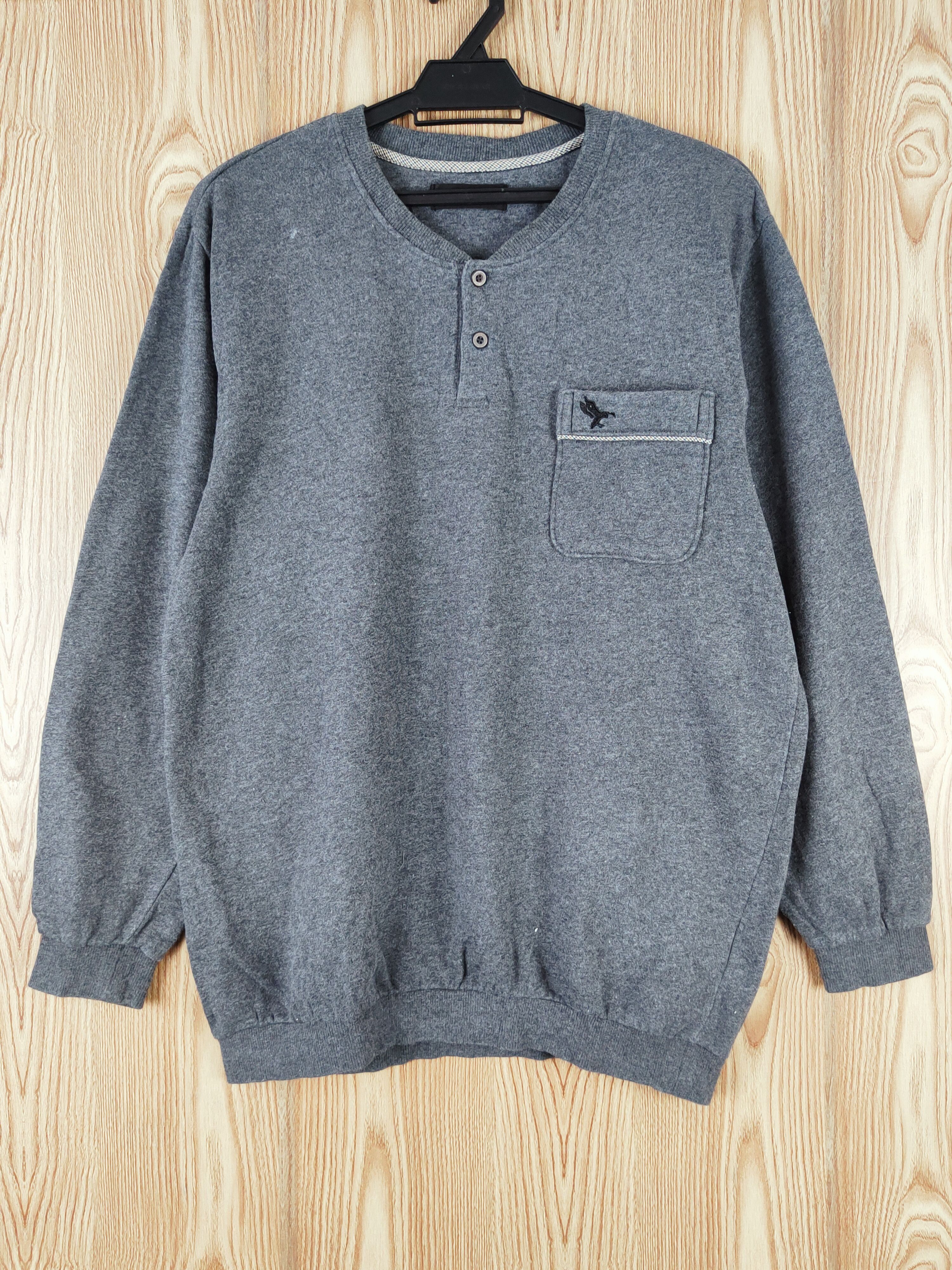 Japanese Brand × Vintage Vintage 💥 Georgekent Black Sweatshirts Size US L / EU 52-54 / 3 - 1 Thumbnail