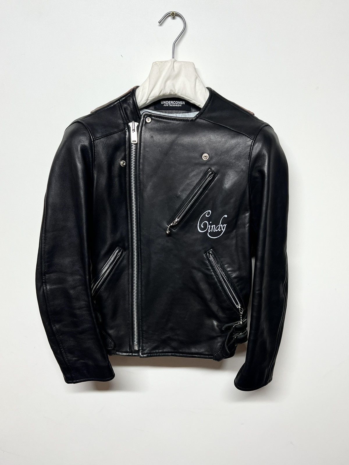 Undercover Sheep leather jacket ‘Cindy sherman’ Size XS / US 0-2 / IT 36-38 - 3 Thumbnail