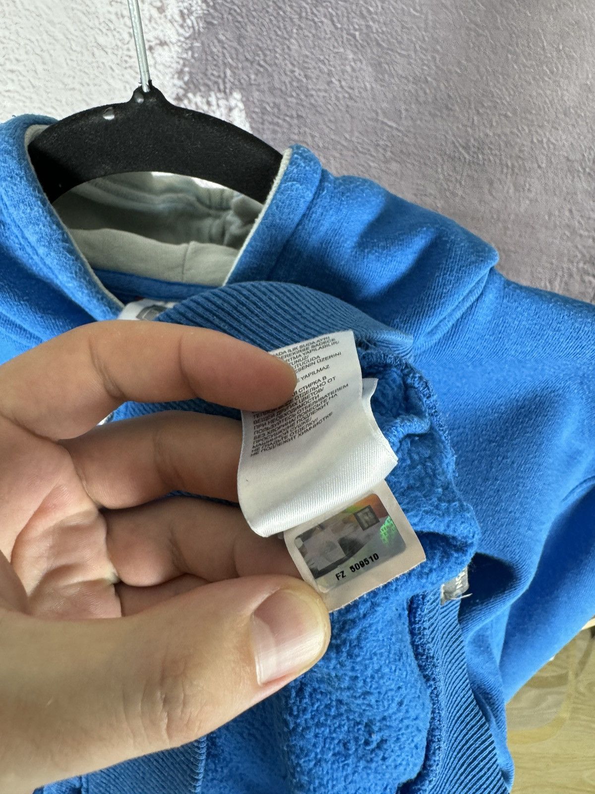 The North Face The North Face vintage big embroidered logo blue hoodie Size US M / EU 48-50 / 2 - 9 Thumbnail
