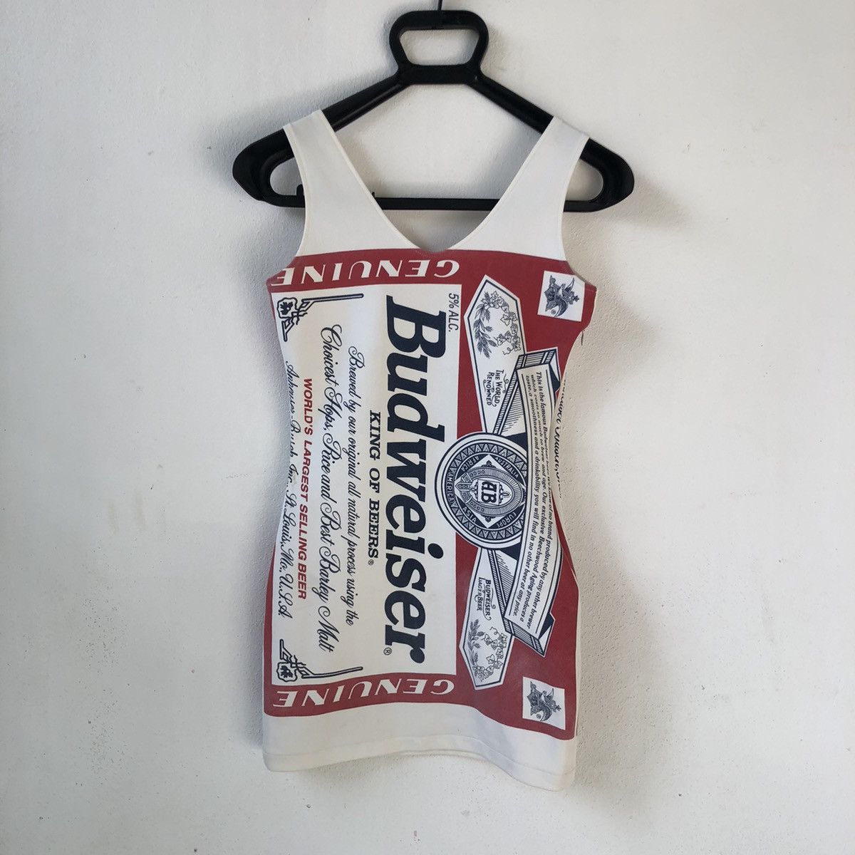 Vintage vintage BUDWEISER mini dress Size S / US 4 / IT 40 - 11 Thumbnail