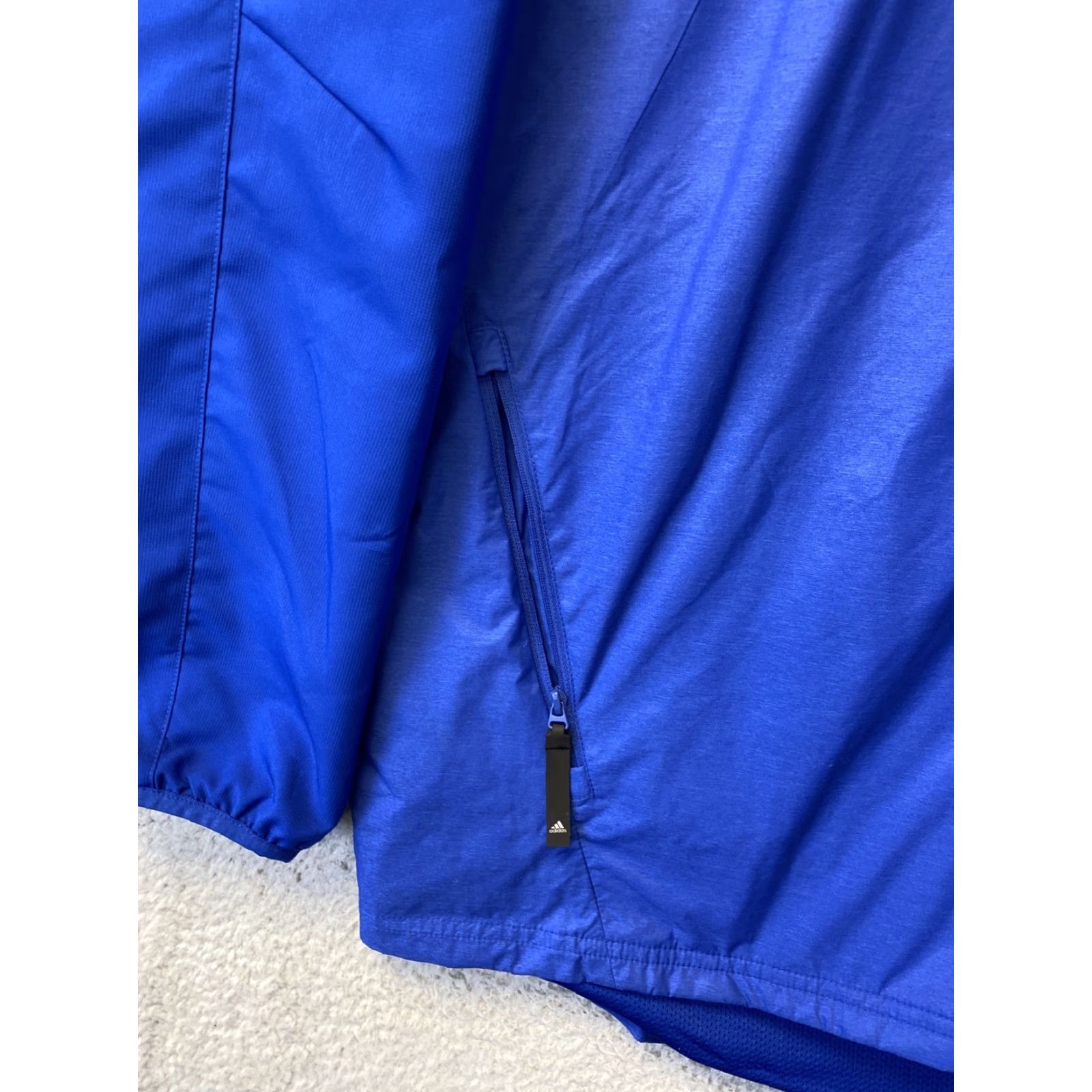 Adidas Adidas jacket Pullover logo Blue Windbreaker XL Adult men / 37-52 Size US XL / EU 56 / 4 - 2 Thumbnail
