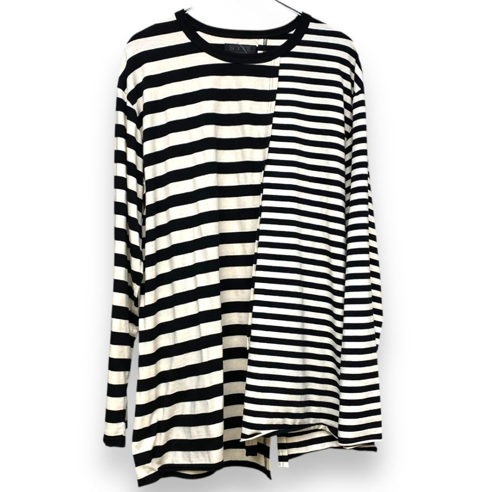 Yohji Yamamoto S'YTE YOHJI YAMAMOTO Border Stripe Cut and Sewn Size US L / EU 52-54 / 3 - 1 Thumbnail
