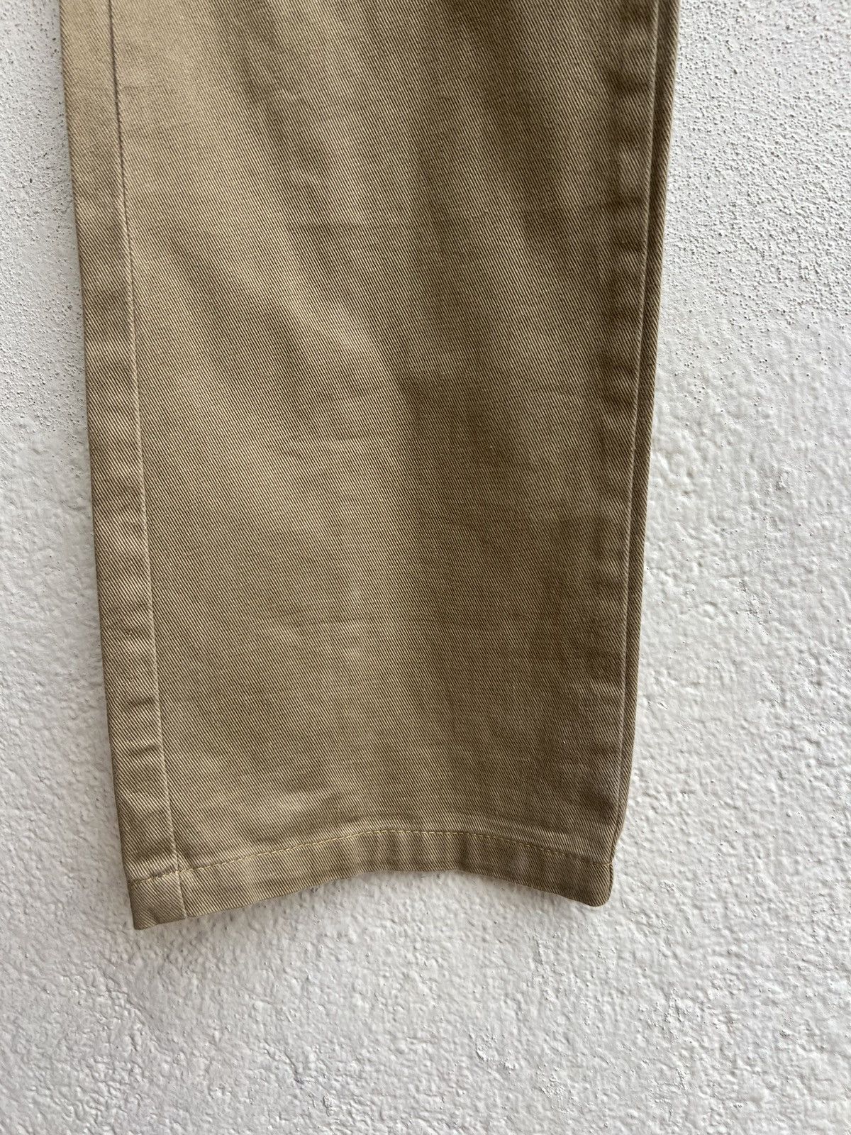 Yarmo YARMO Made in England Cinch Back Khaki Trouser Pant Size US 32 / EU 48 - 10 Thumbnail