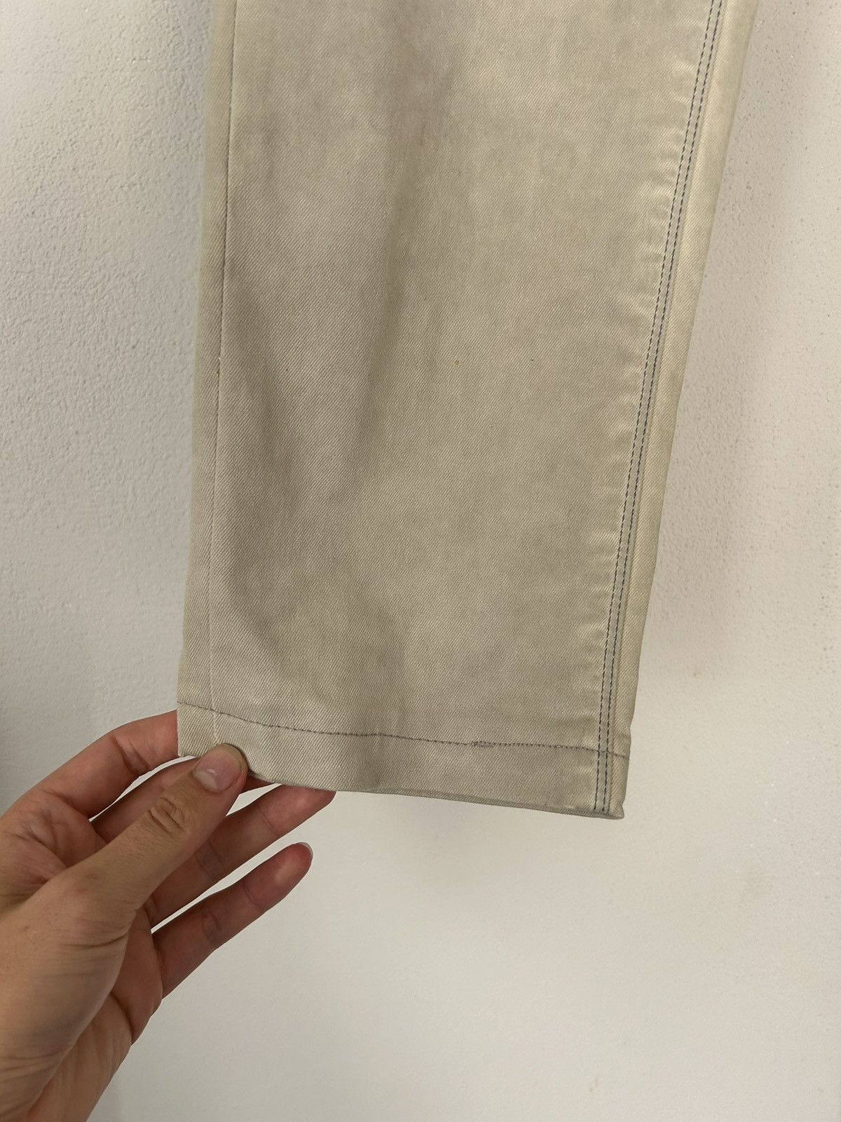Prada Slim Fit Beige Washed Jeans Size US 34 / EU 50 - 7 Thumbnail