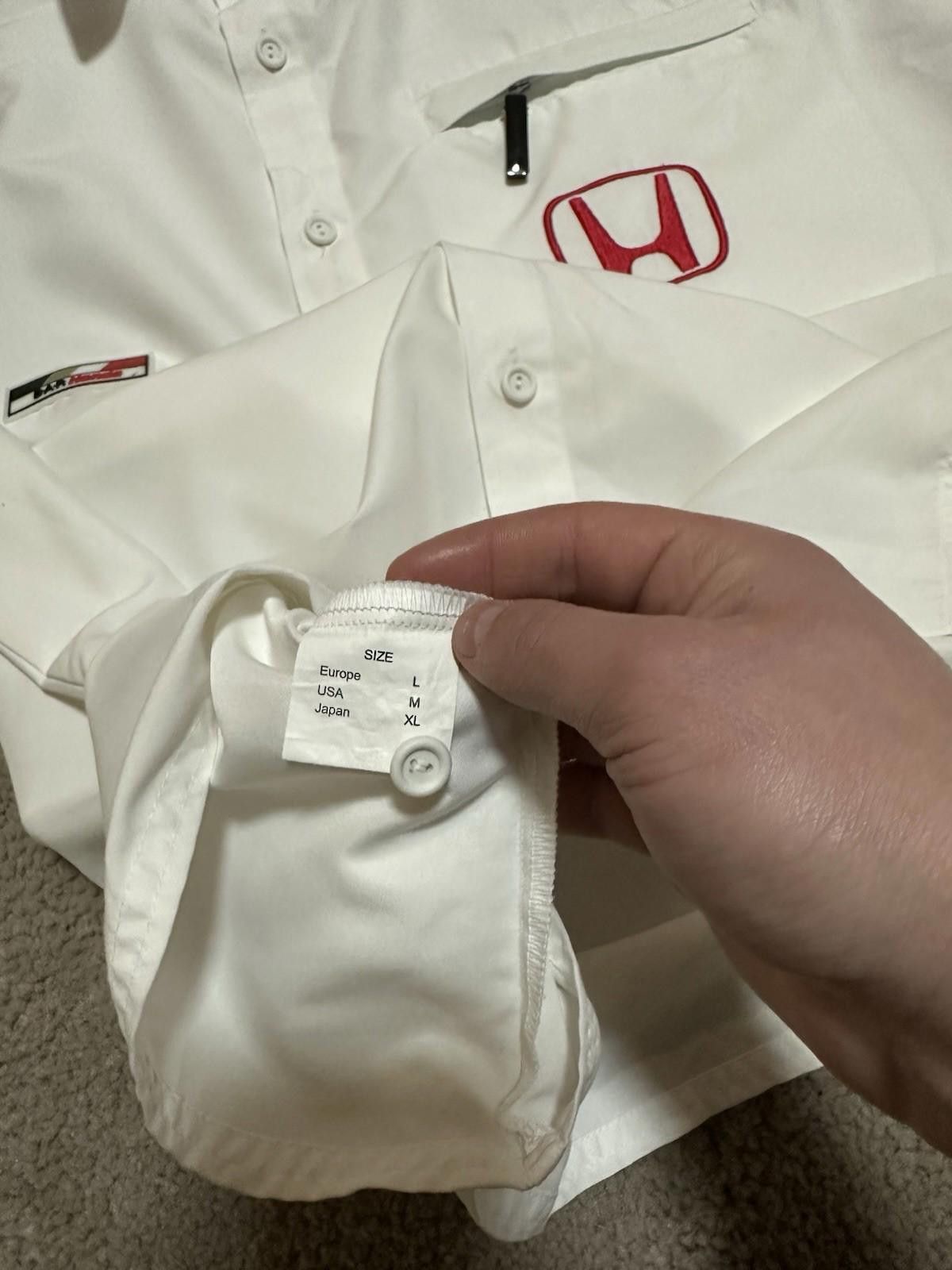 Honda VINTAGE BAR HONDA TEAM F1 RACING SHIRT SZ L Size US L / EU 52-54 / 3 - 6 Thumbnail