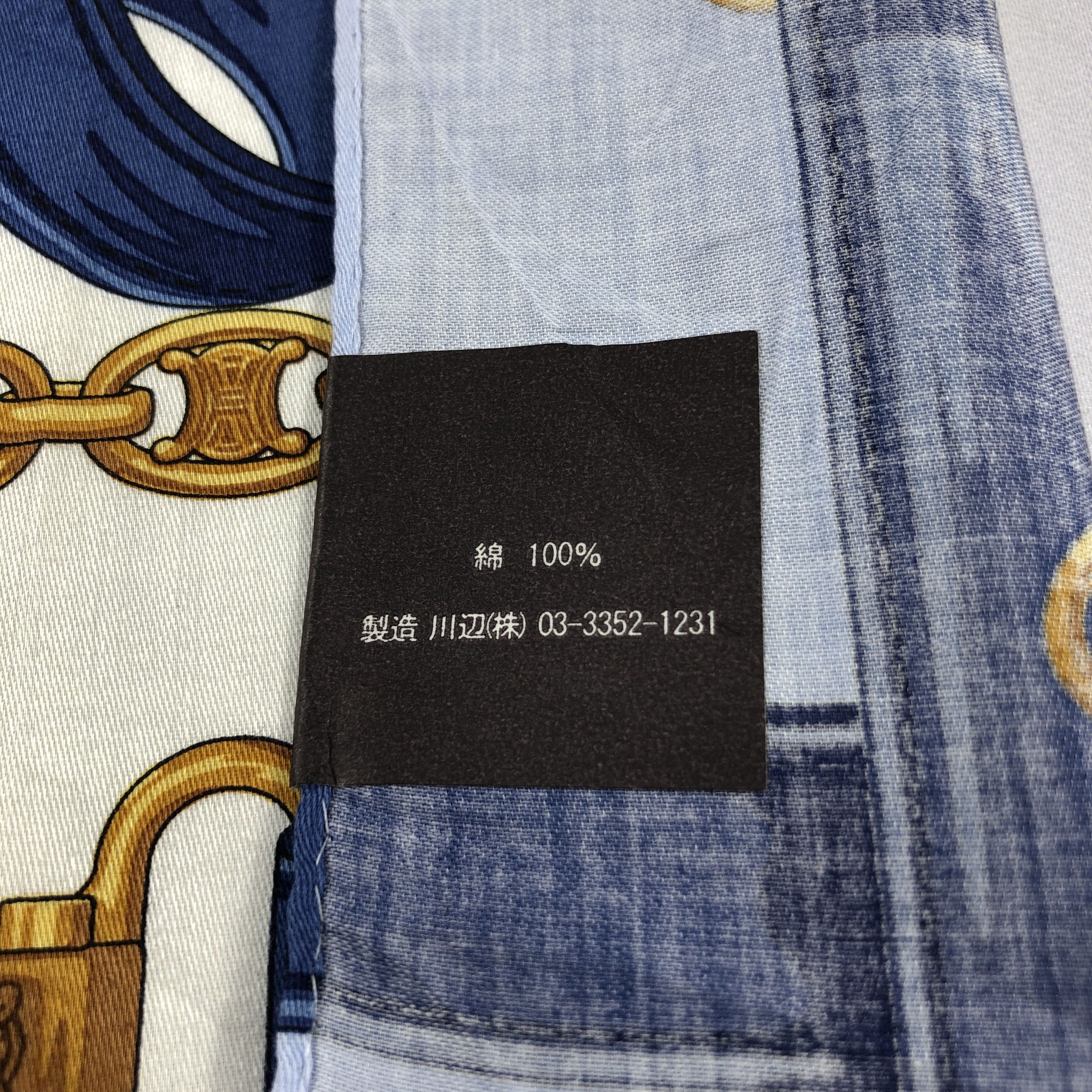 Celine Celine Handkerchief Neckerchief Bandana H2968 Size ONE SIZE - 6 Thumbnail