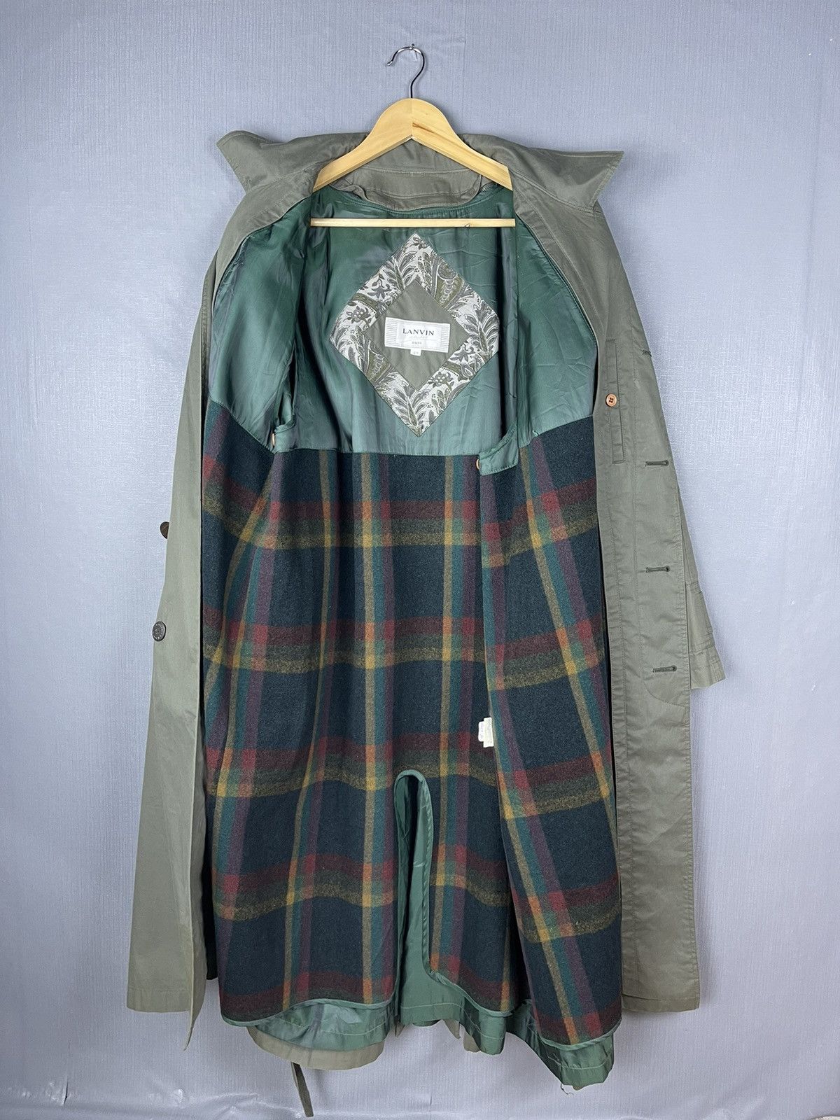 Lanvin VINTAGE LANVIN STUDIO Double Breast Trench Coat Size US L / EU 52-54 / 3 - 9 Thumbnail