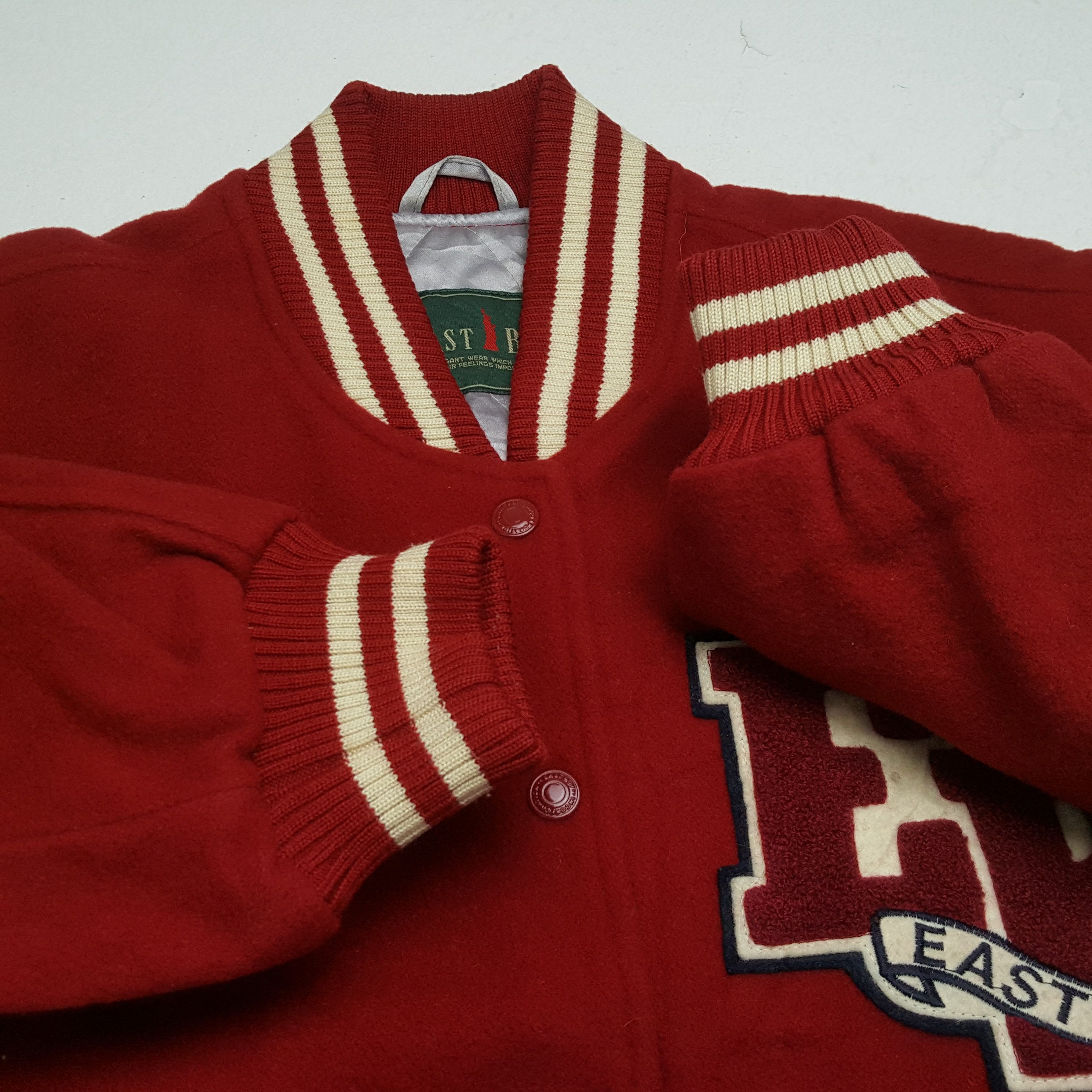 Vintage EASTBOY With The Authentic Spirit Varsity Jacket Size US L / EU 52-54 / 3 - 9 Thumbnail