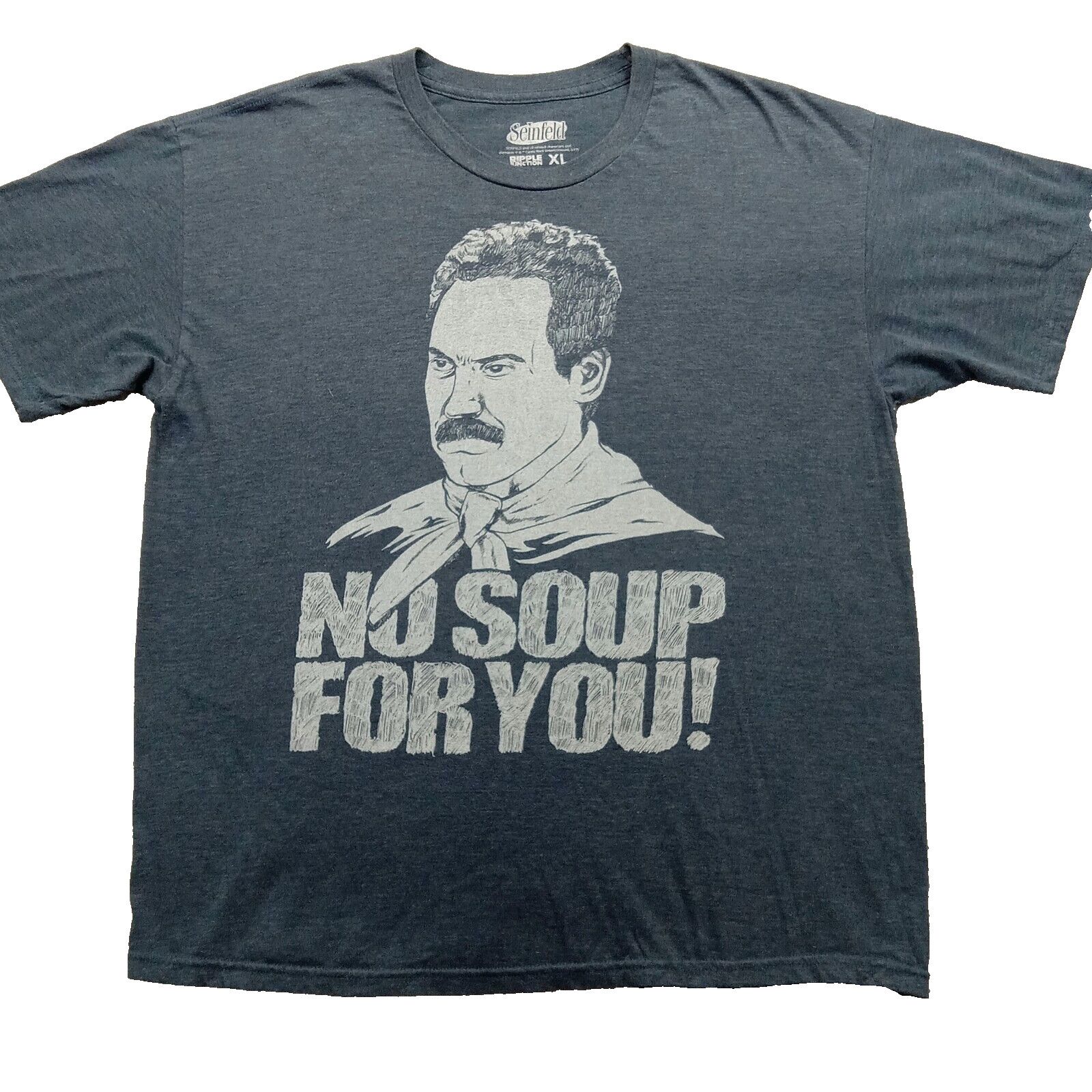 & Other Stories Seinfeld No Soup For You T-Shirt Men XL Blue Ripple Junction Size US XL / EU 56 / 4 - 1 Thumbnail
