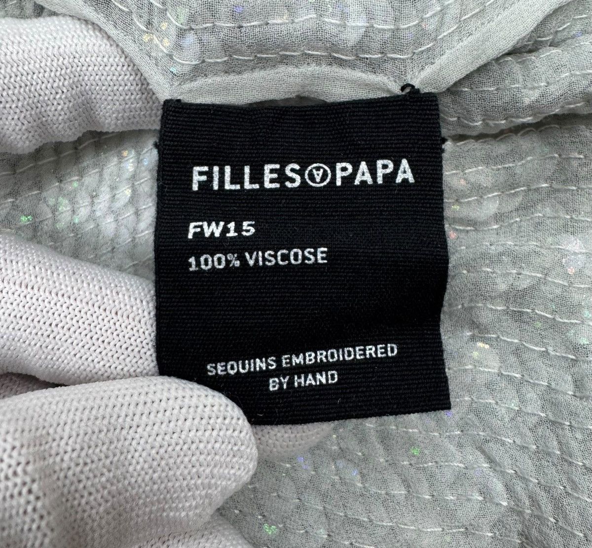 FILLES A PAPA Filles a Papa Sequins Sweat Dress Viscose Gray size 3 Size L / US 10 / IT 46 - 12 Thumbnail