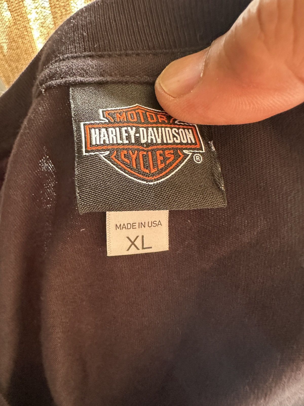 Harley Davidson Harley Davidson Glasgow Scotland T-shirt Black Men's XL Size US XL / EU 56 / 4 - 4 Thumbnail