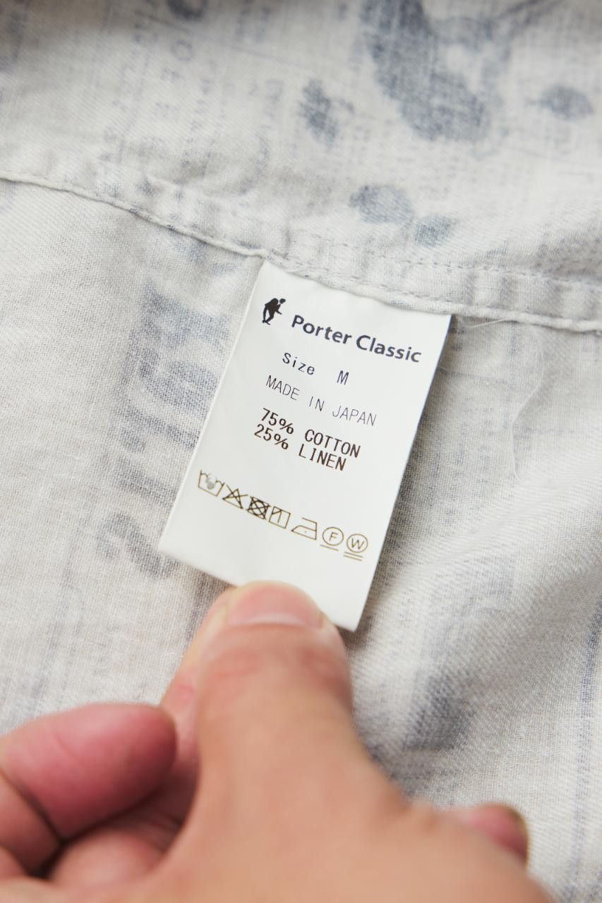 Porter Classic Porter Classic MONSIEUR KURATA COTTON LINEN SHIRT Size US M / EU 48-50 / 2 - 5 Thumbnail