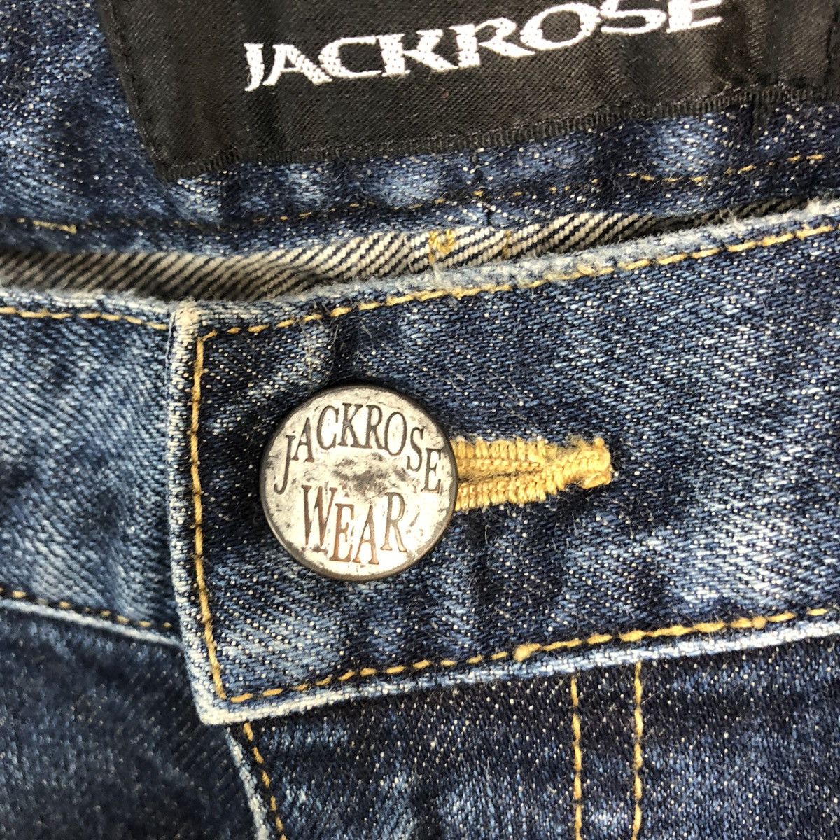 Japanese Brand Jack Rose Blue faded Denim Pants #A456 Size US 31 - 13 Thumbnail