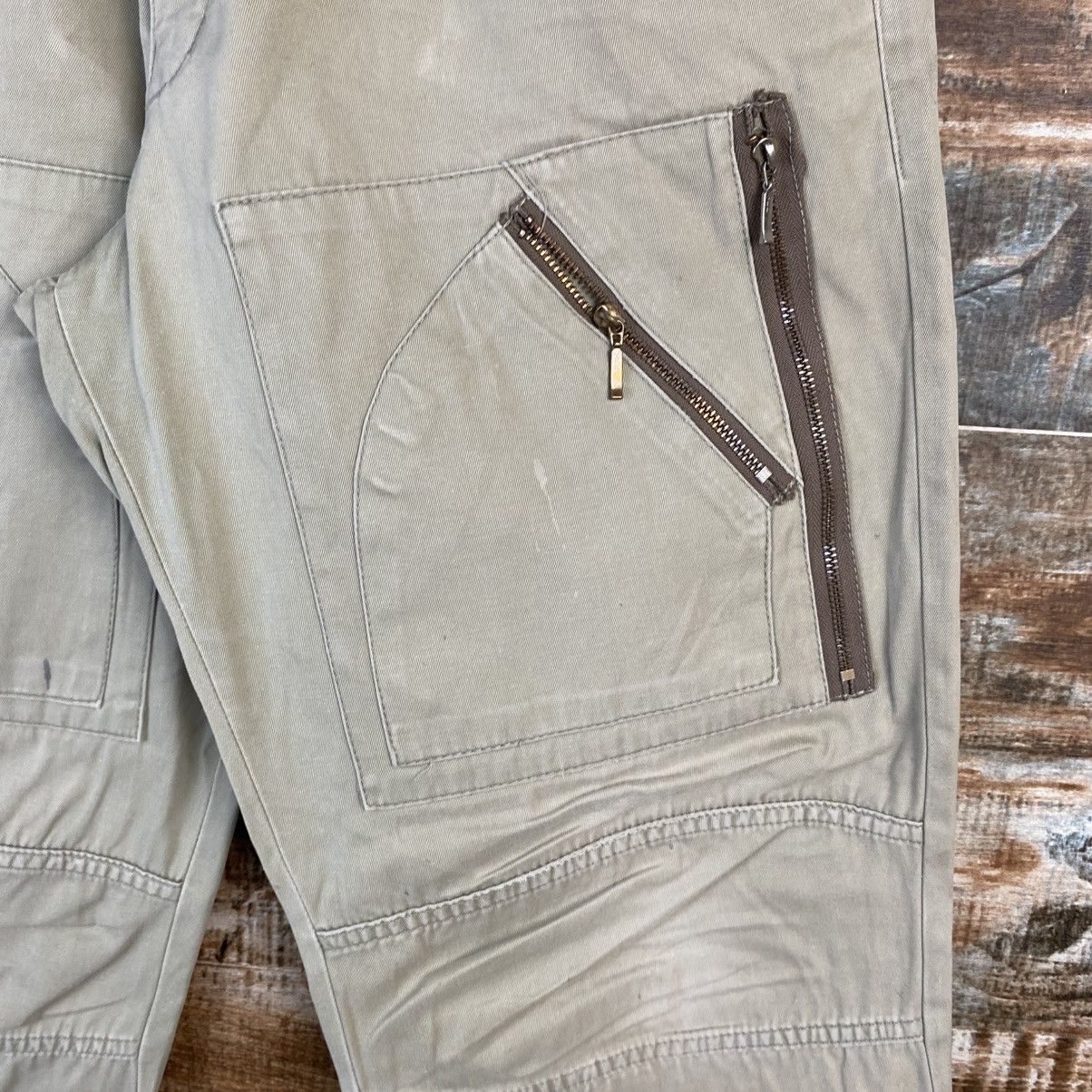Japanese Brand DL Caral Beige Cargo Multipocket Pants #C1132 Size US 26 / EU 42 - 9 Thumbnail