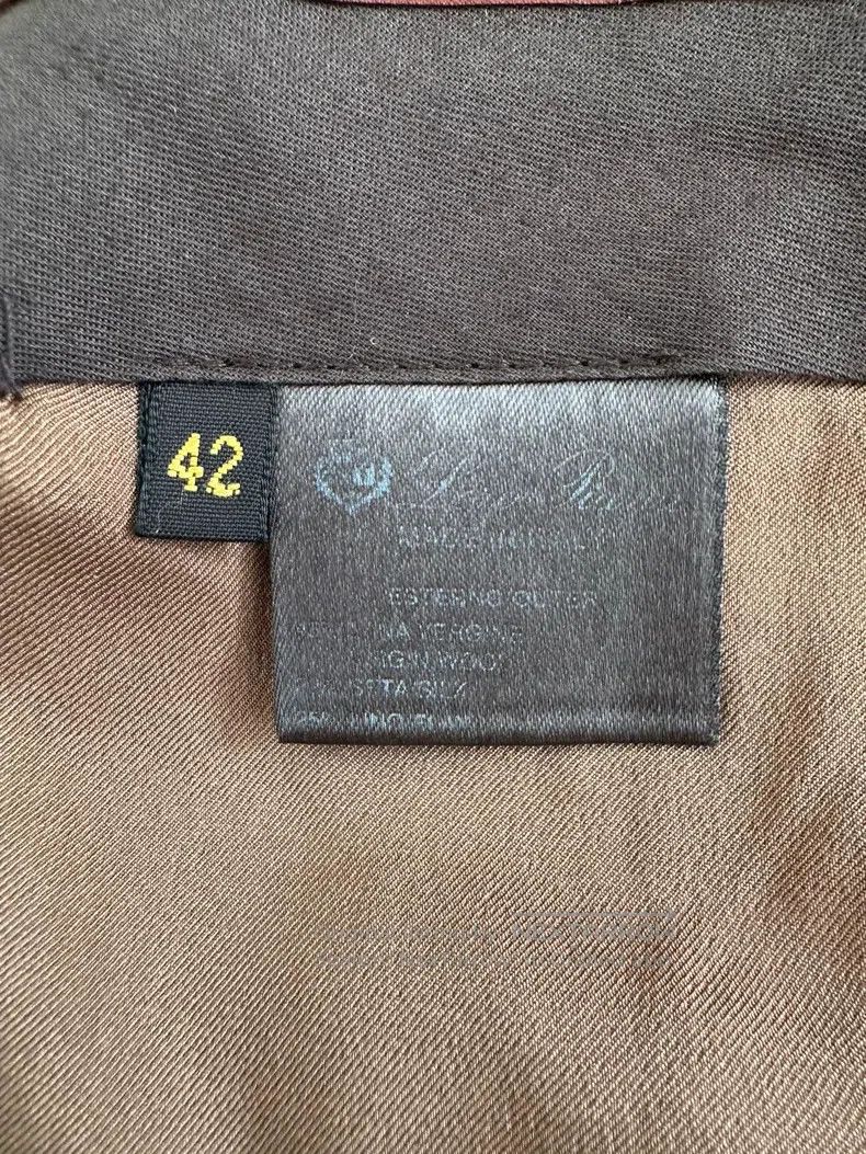 Loro Piana Loro Piana Silk Straight Casual Suit Pants, Brown Size 27" / US 4 / IT 40 - 9 Thumbnail