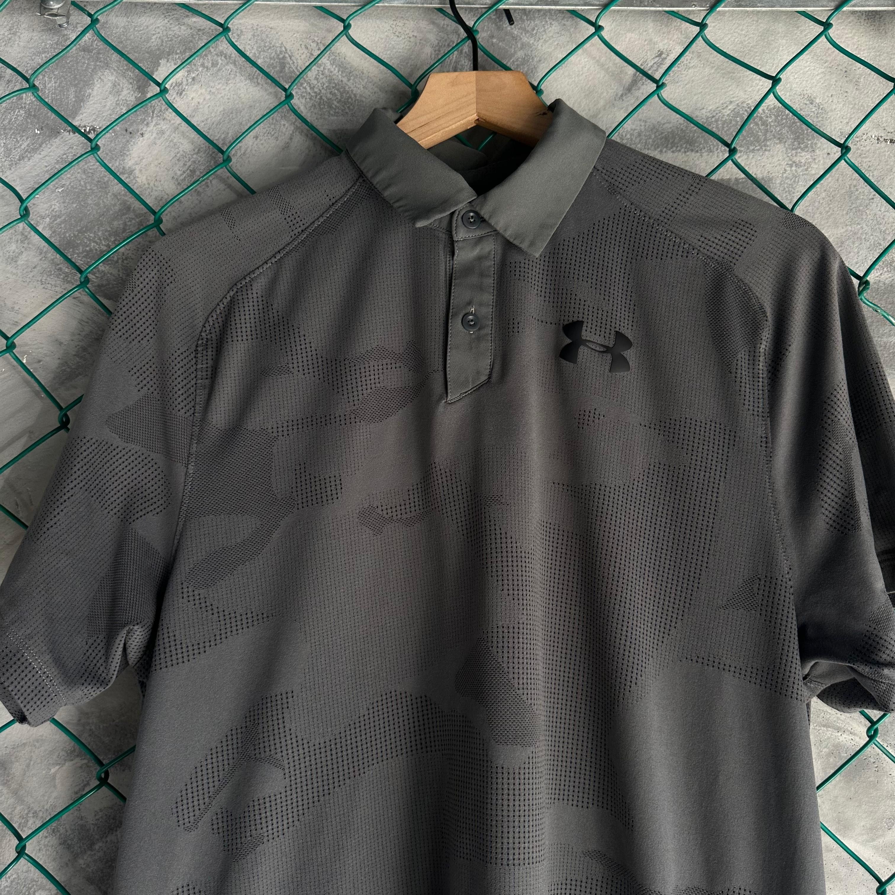 Under Armour Under Armour Golf Playoff Polo Shirt Men's L Gray Camo Print Size US L / EU 52-54 / 3 - 2 Thumbnail