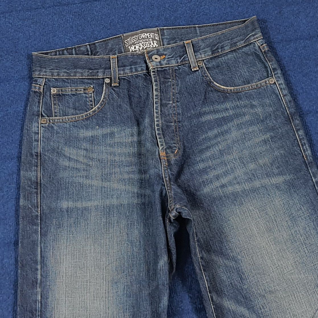 Stussy Vintage Stussy Streetwear Custom Logo Jeans C297N3 Size US 34 / EU 50 - 5 Thumbnail