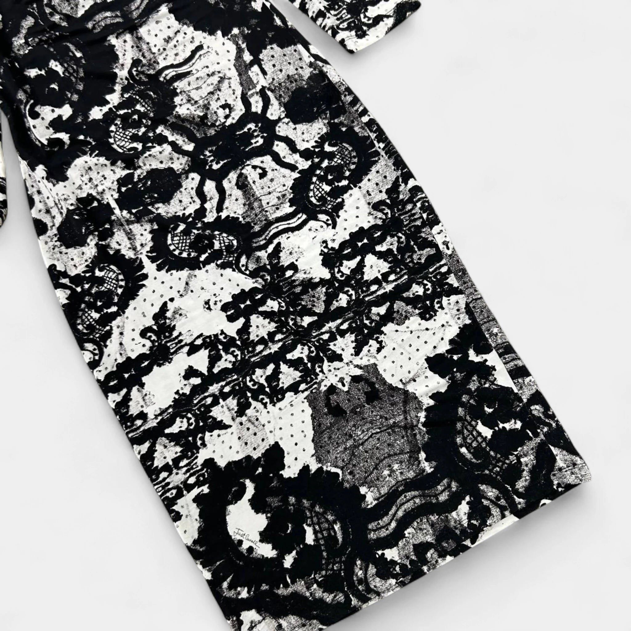 Just Cavalli Just Cavalli Brushstroke Print Dress Size M / US 6-8 / IT 42-44 - 3 Thumbnail
