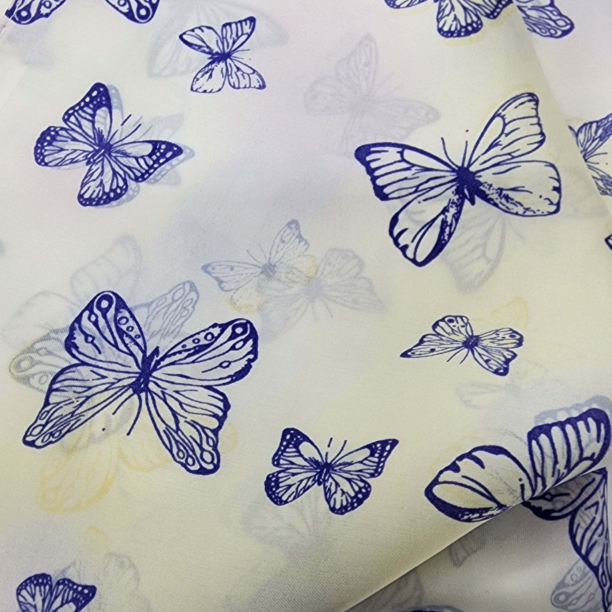Other ⭐Luxury Butterfly Scarf Square Silky Head Neck Wrap Purple C Size ONE SIZE - 7 Thumbnail