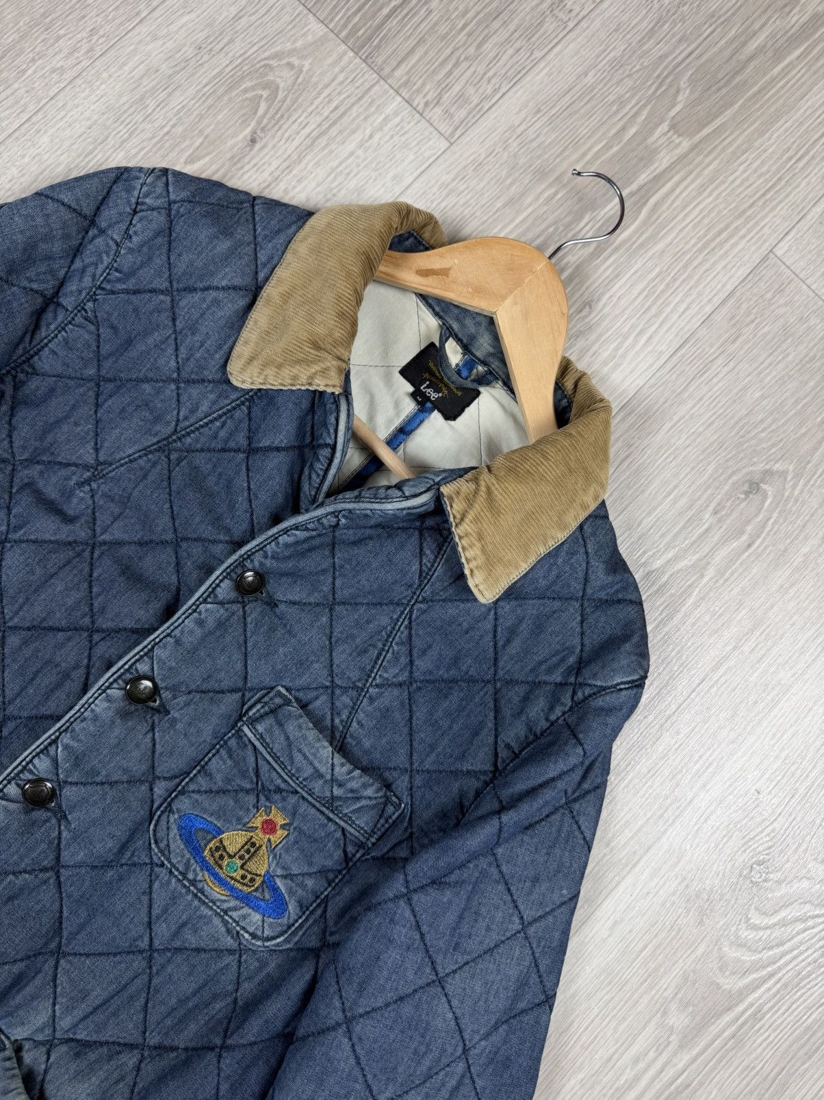 Lee × Vivienne Westwood Vivienne Westwood x Lee Montana Snow Quilted Denim Jacket Size US M / EU 48-50 / 2 - 2 Thumbnail