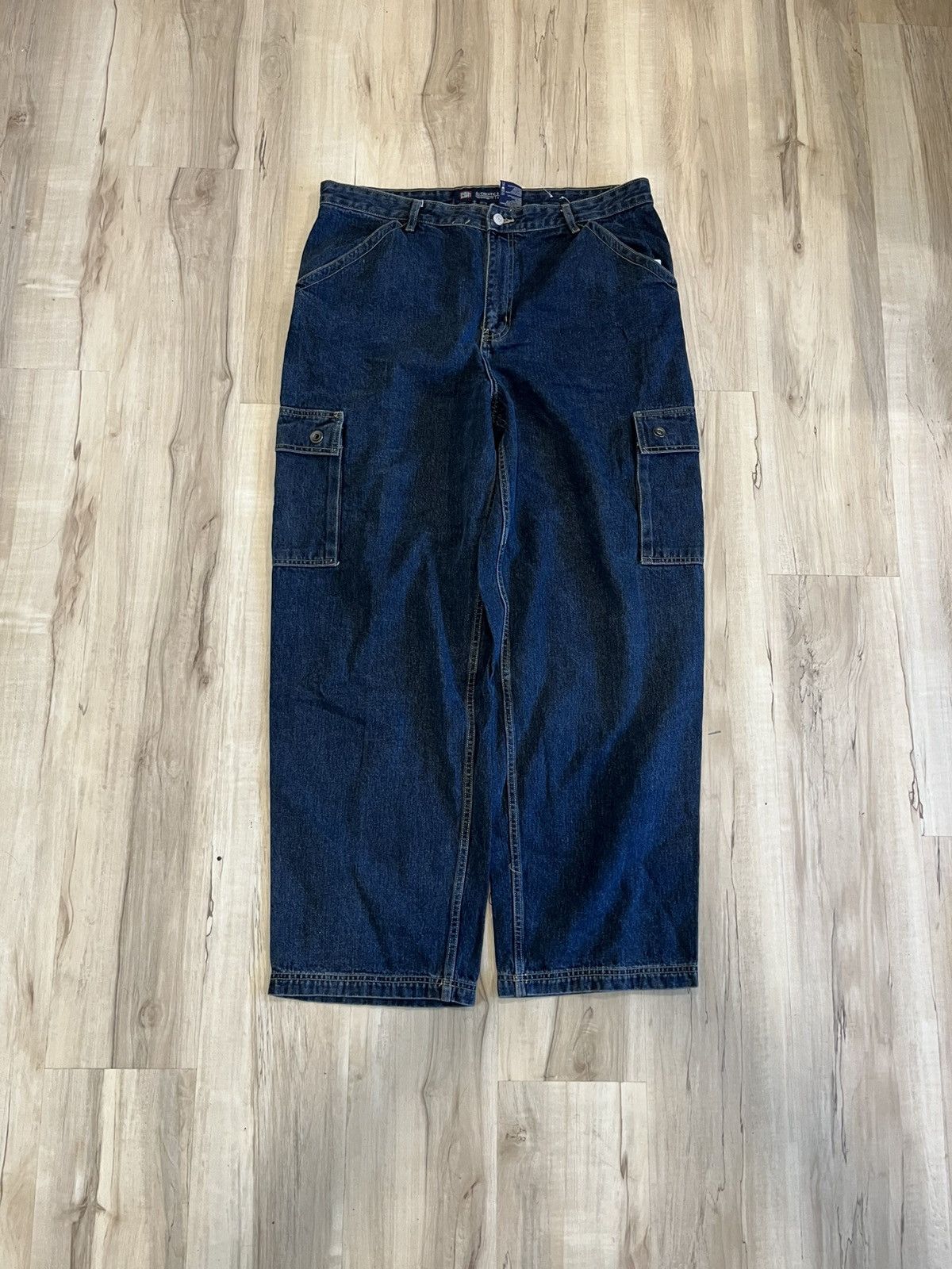 Faded Glory × Vintage Y2K faded glory wide leg baggy jeans Size US 38 / EU 54 - 1 Thumbnail