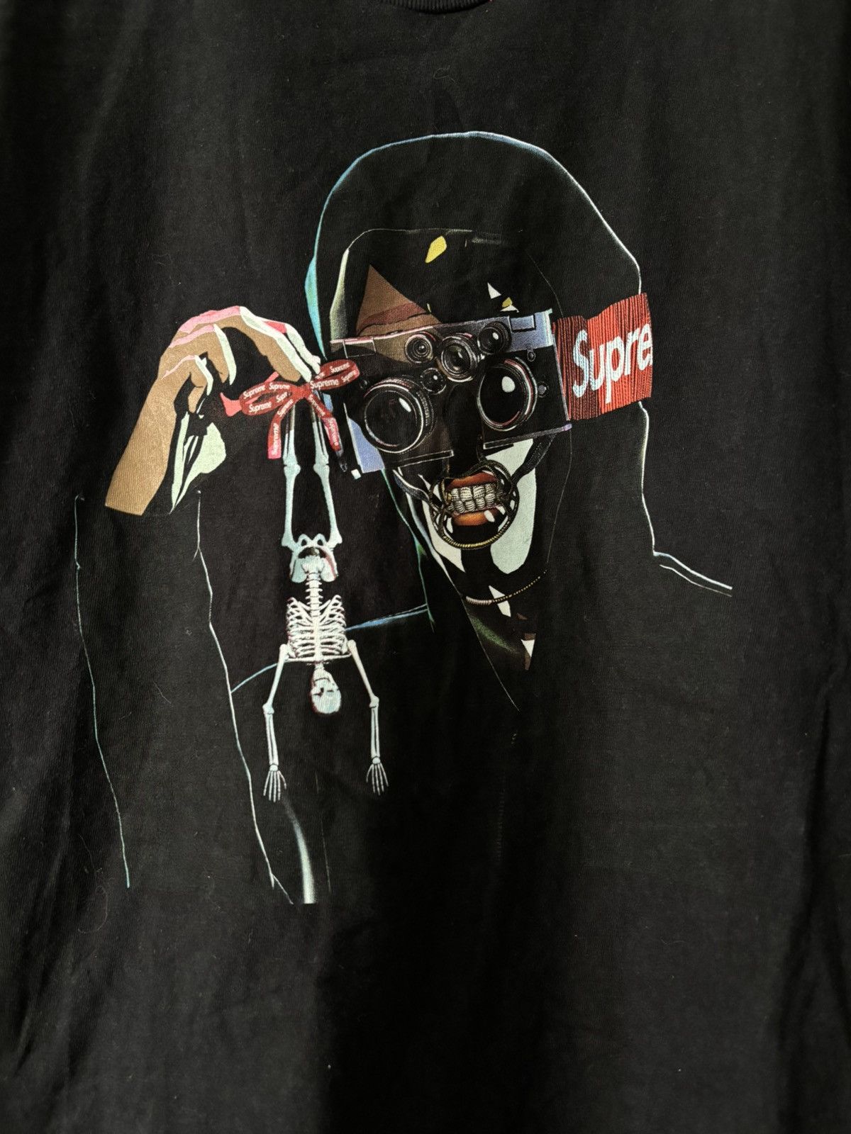 Supreme black Supreme Creeper Tee Size US M / EU 48-50 / 2 - 2 Thumbnail