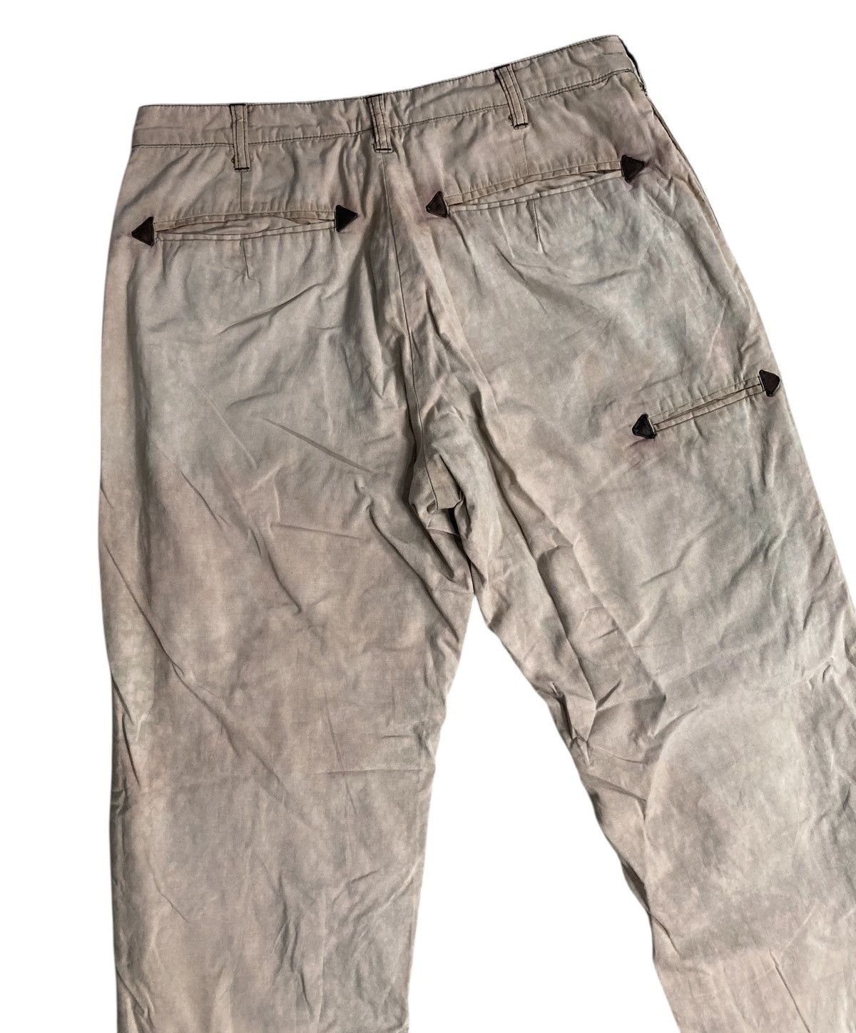 Number (N)ine 2009 Era Number Nine Japan Microtex Double Knee Faded Pant Size US 31 - 4 Thumbnail