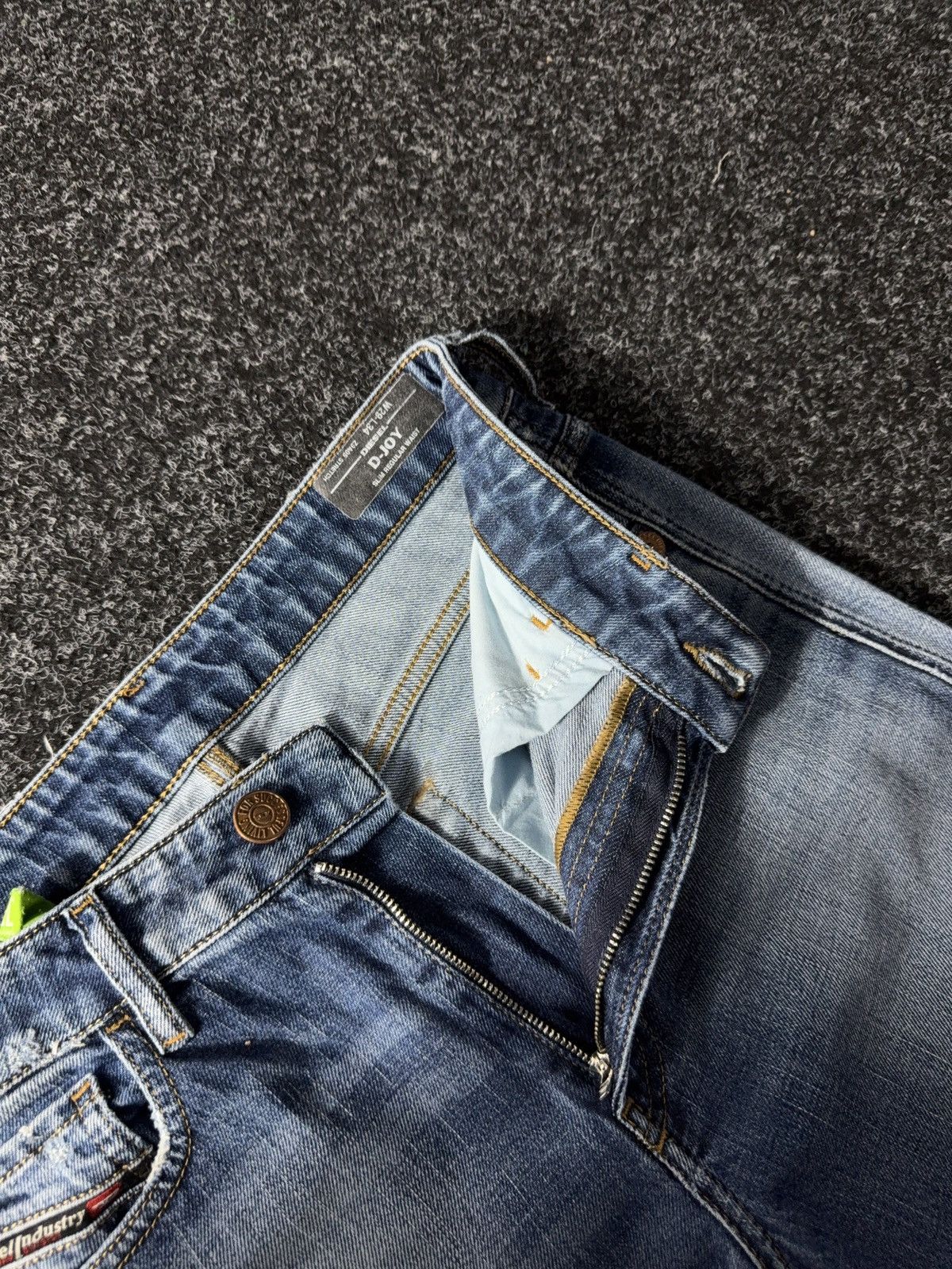 Diesel × If Six Was Nine × Vintage Vintage Diesel Industry Distressed Jeans skinny denim pants Size 29" - 7 Thumbnail