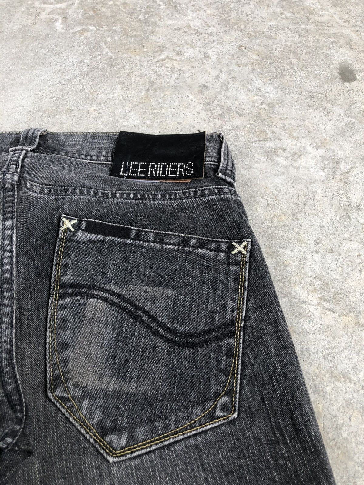 If Six Was Nine Japanese Lee Flared Jeans Distressed Jeans Size US 33 - 15 Thumbnail