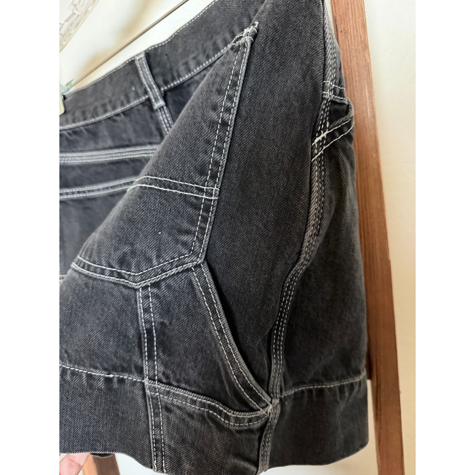 Topshop Topshop Women's Mini Cargo Jean Skirt Size 28" / US 6 / IT 42 - 5 Thumbnail